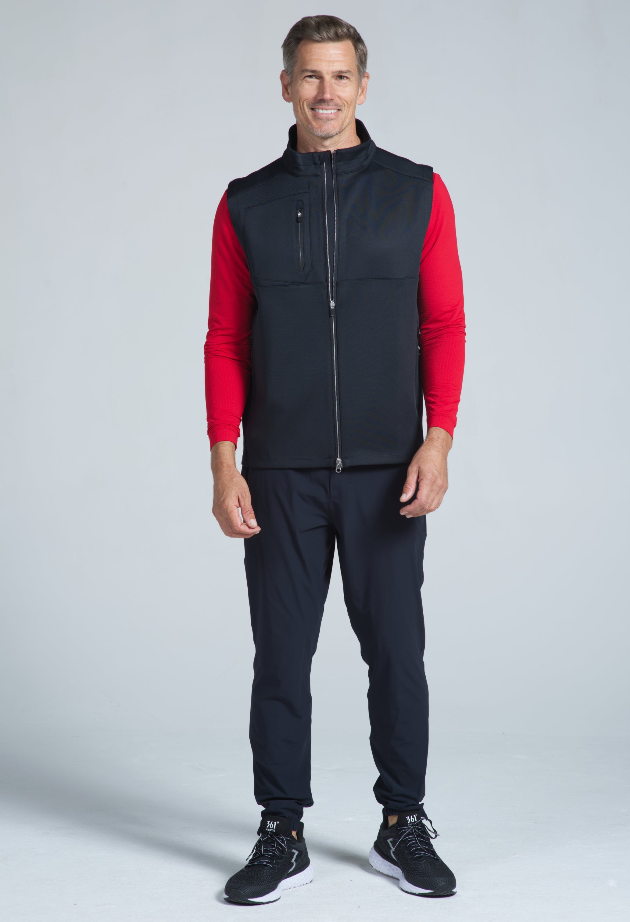 IBKÜL - Men's Solid Vest - 39000 - Color: Black