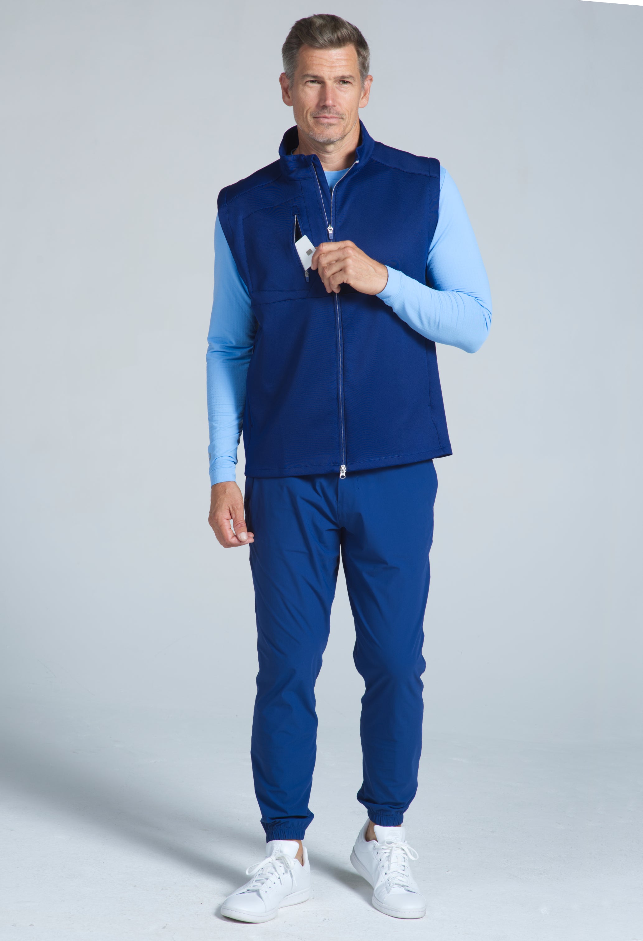 IBKÜL - Men's Solid Vest - 39000 - Color: Black