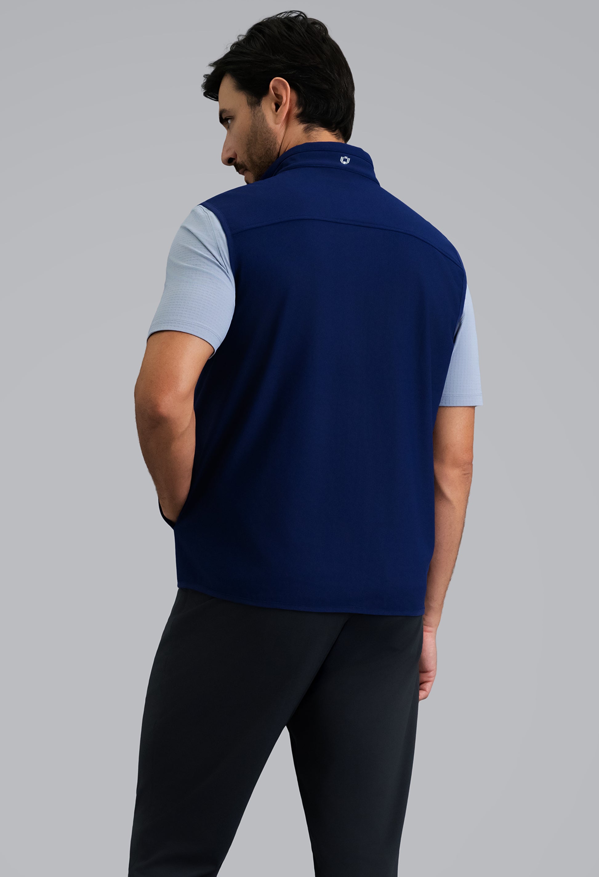 IBKÜL - Men's Magic Shield Vest - Color: Ink w/Ink Contrast