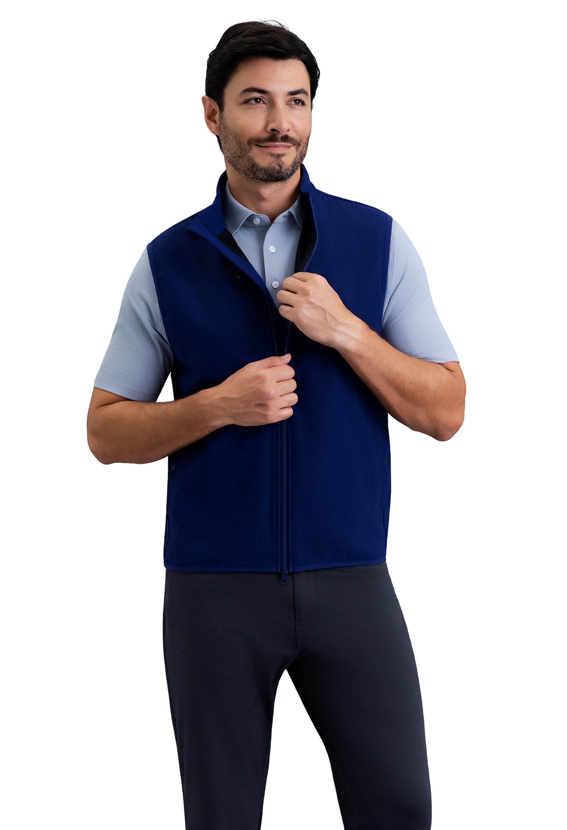 IBKÜL - Men's Magic Shield Vest - Color: Ink w/Ink Contrast