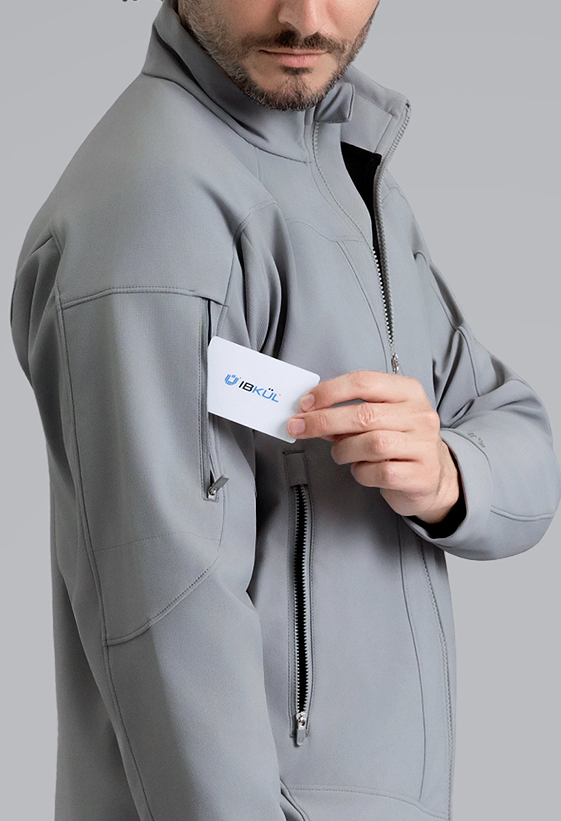 IBKÜL - Men's Magic Shield Jacket - Color: Silver