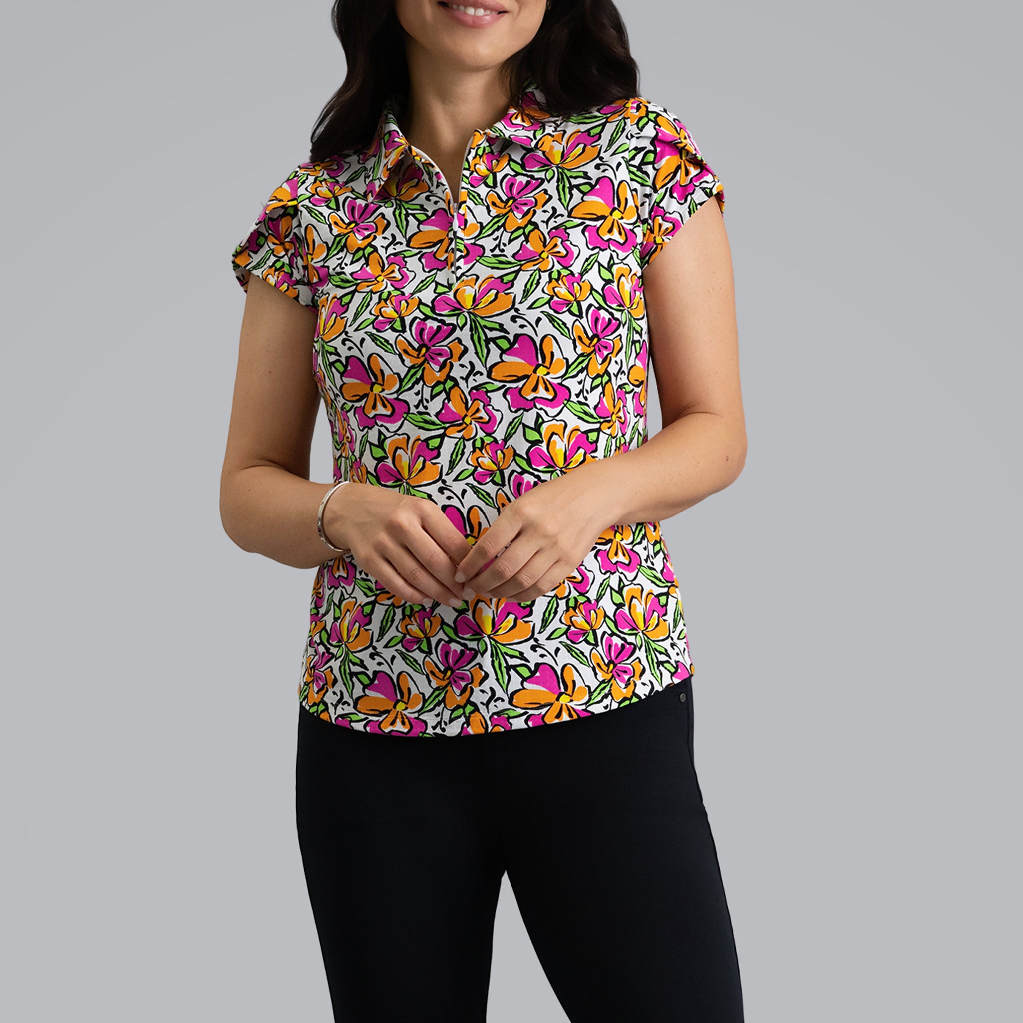 Sonia Tulip Sleeve Polo
