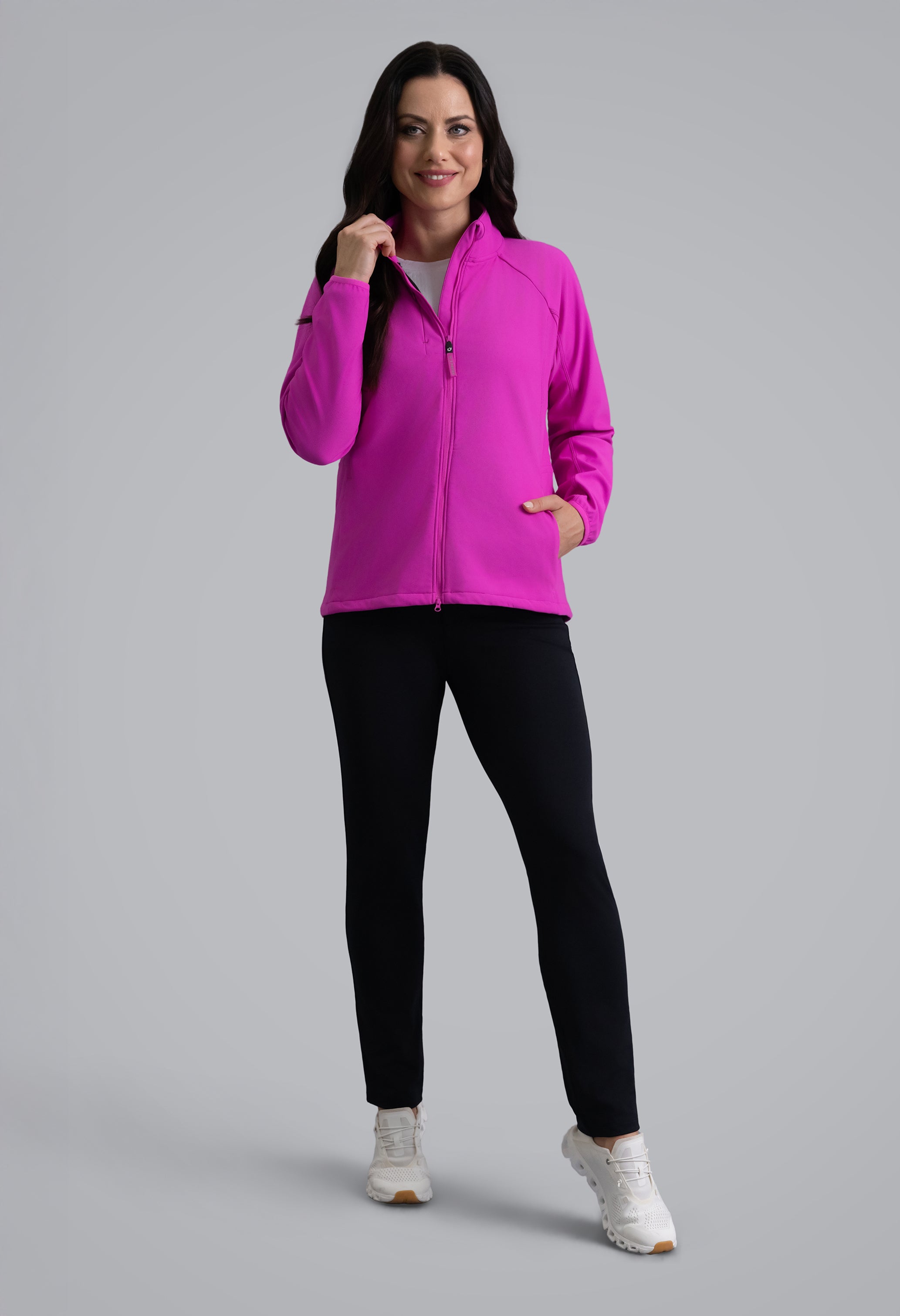 IBKÜL - Solid Magic Shield Jacket - Color: Hot Pink