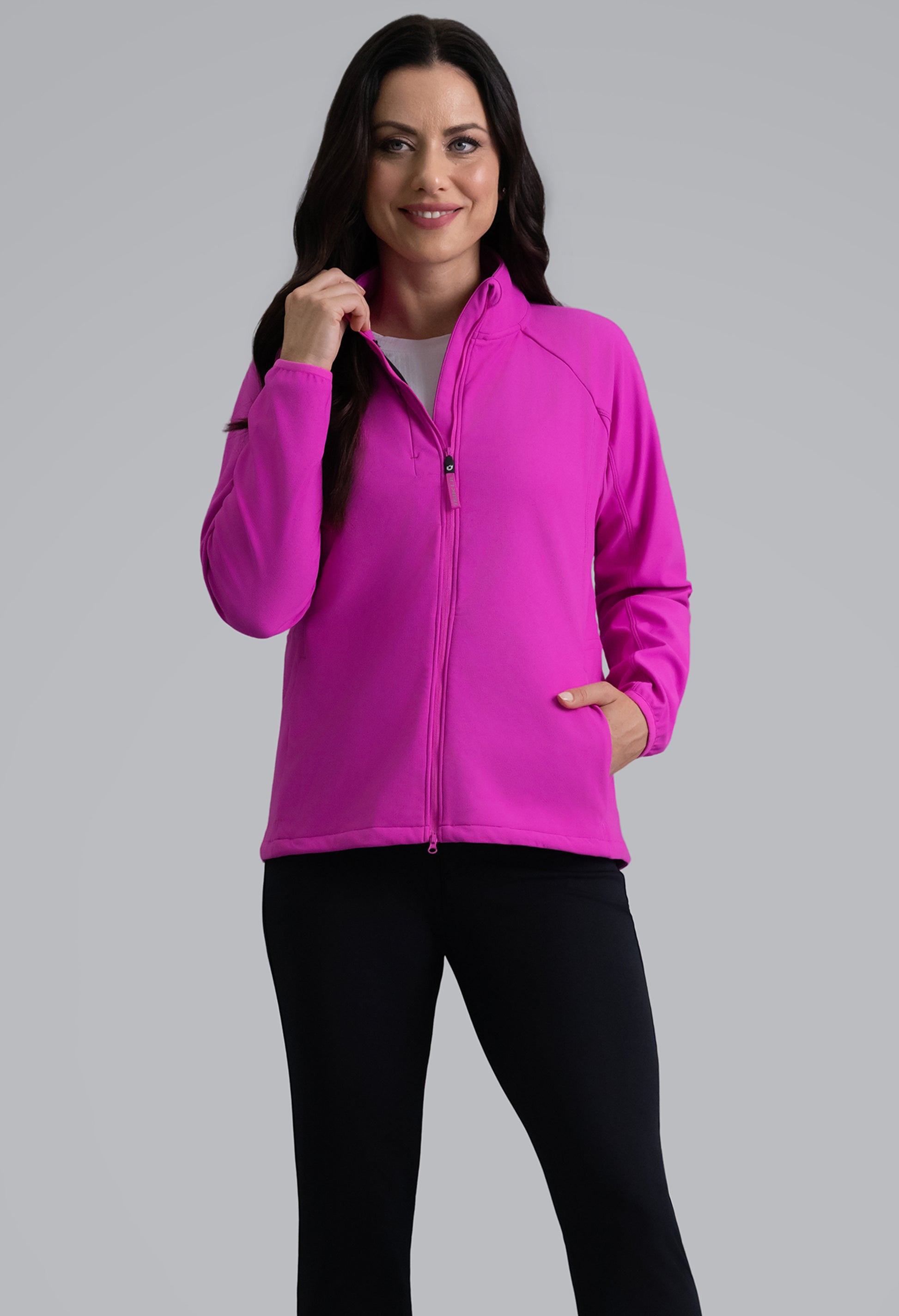 IBKÜL - Solid Magic Shield Jacket - Color: Hot Pink
