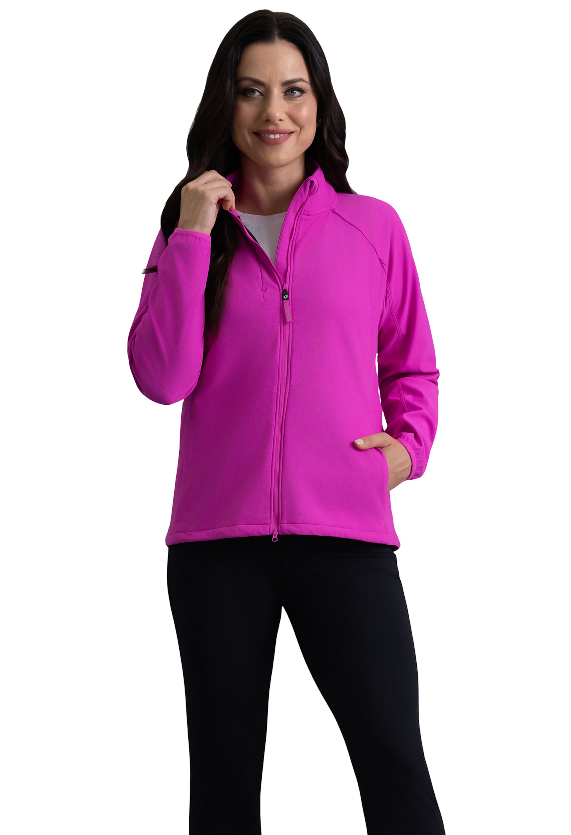 IBKÜL - Solid Magic Shield Jacket - Color: Hot Pink