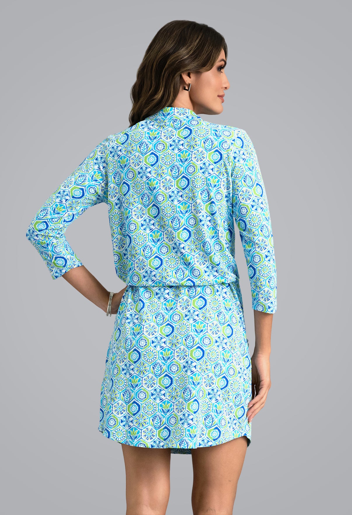 green emerald velvet dress Alexis 3/4 Sleeve Drawstring Dress, Lime Multi / Alexis / S green emerald velvet dress Alexis 3/4 Sleeve Drawstring Dress, Lime Multi / Alexis / S