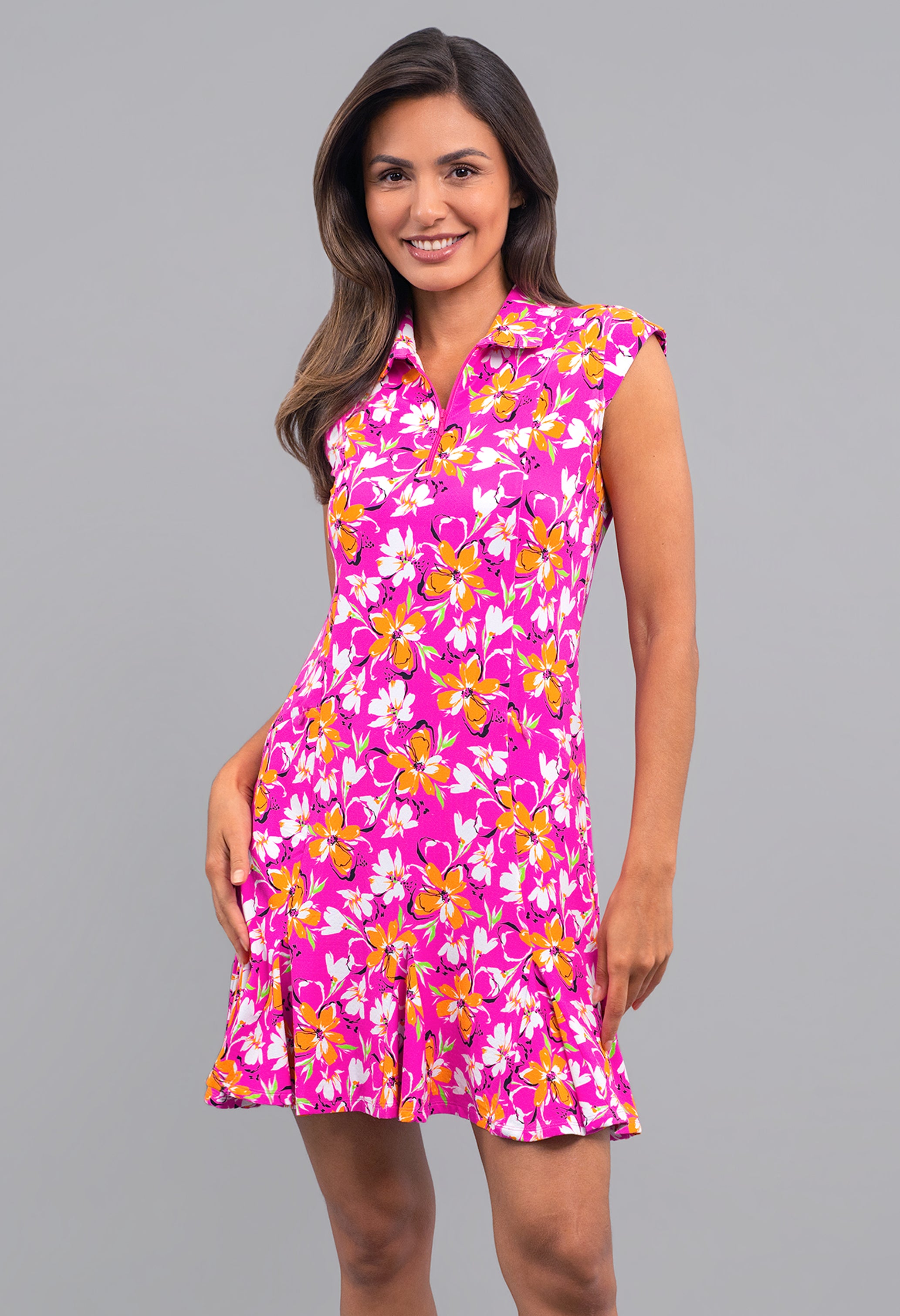 Eleanor Sleeveless Polo Dress
