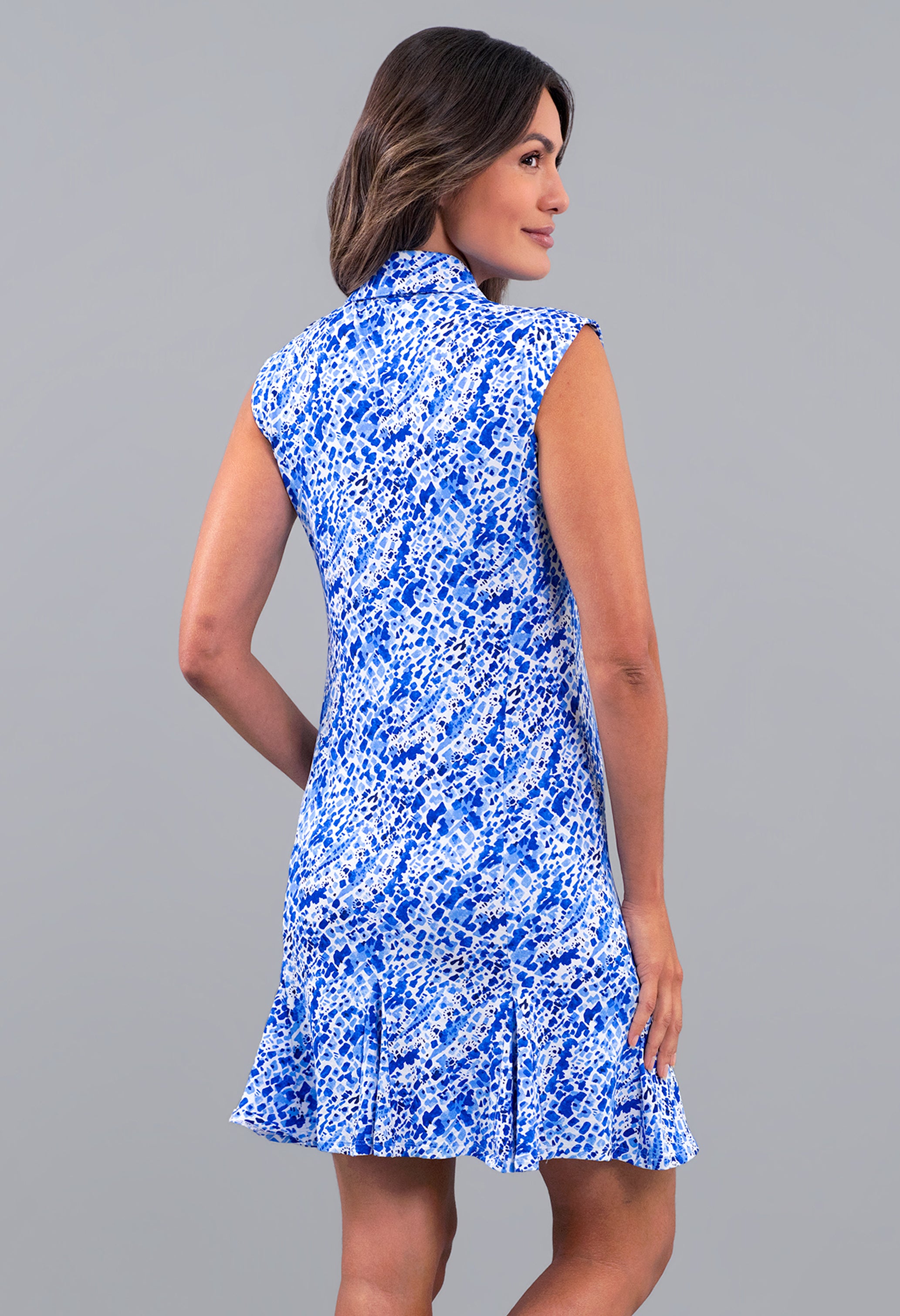 Yesenia Sleeveless Polo Dress