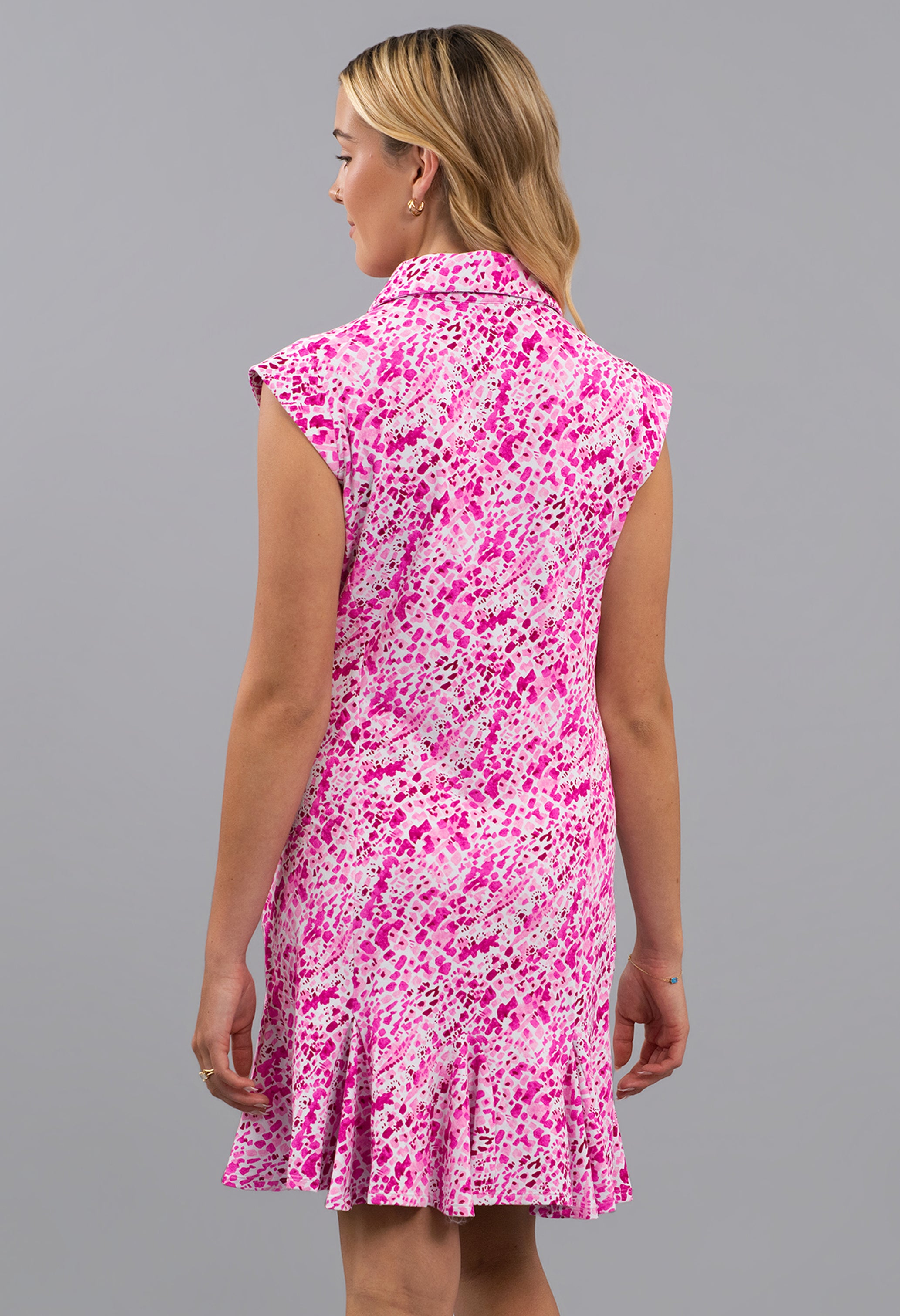 Yesenia Sleeveless Polo Dress