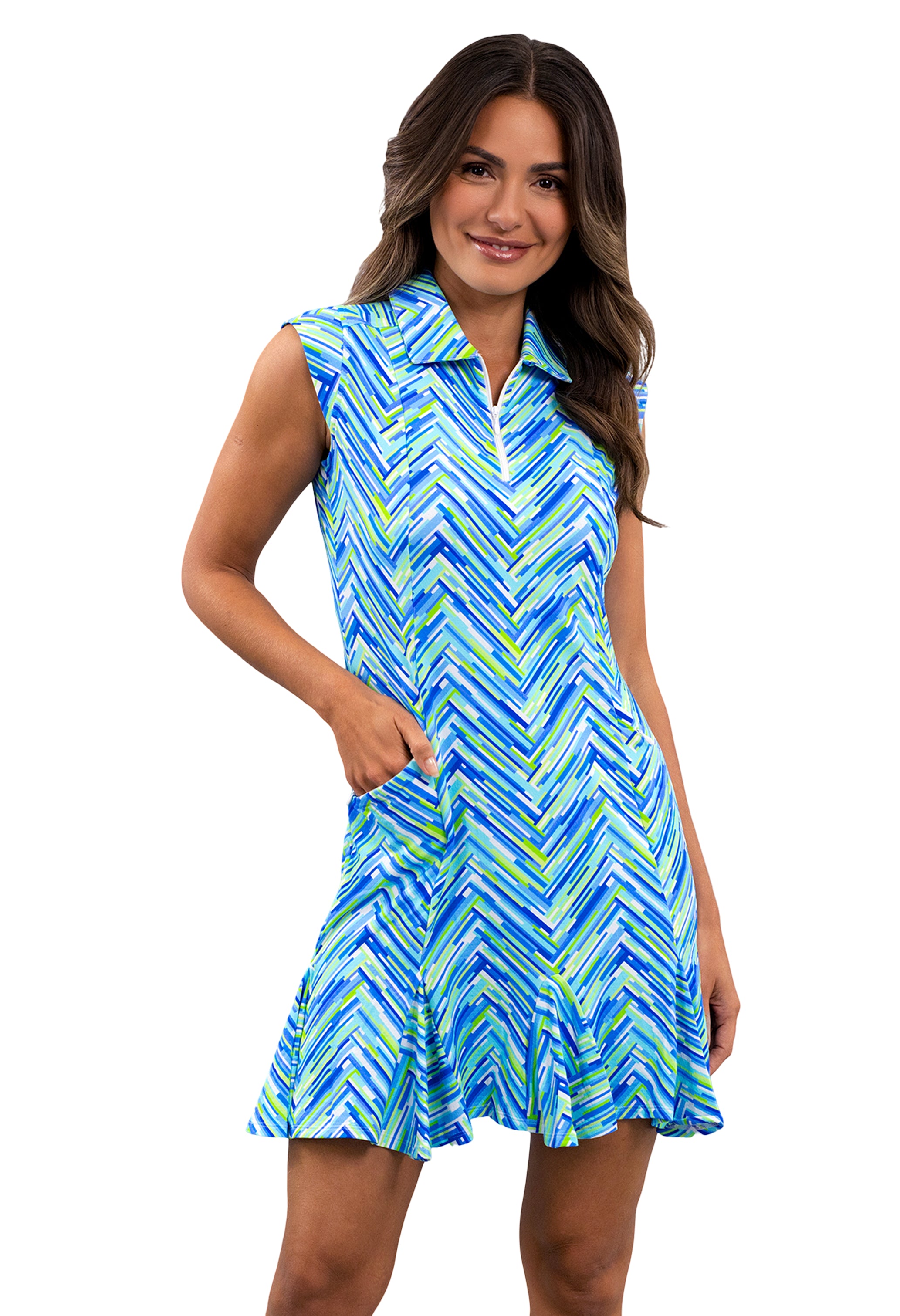 Robin Sleeveless Polo Dress