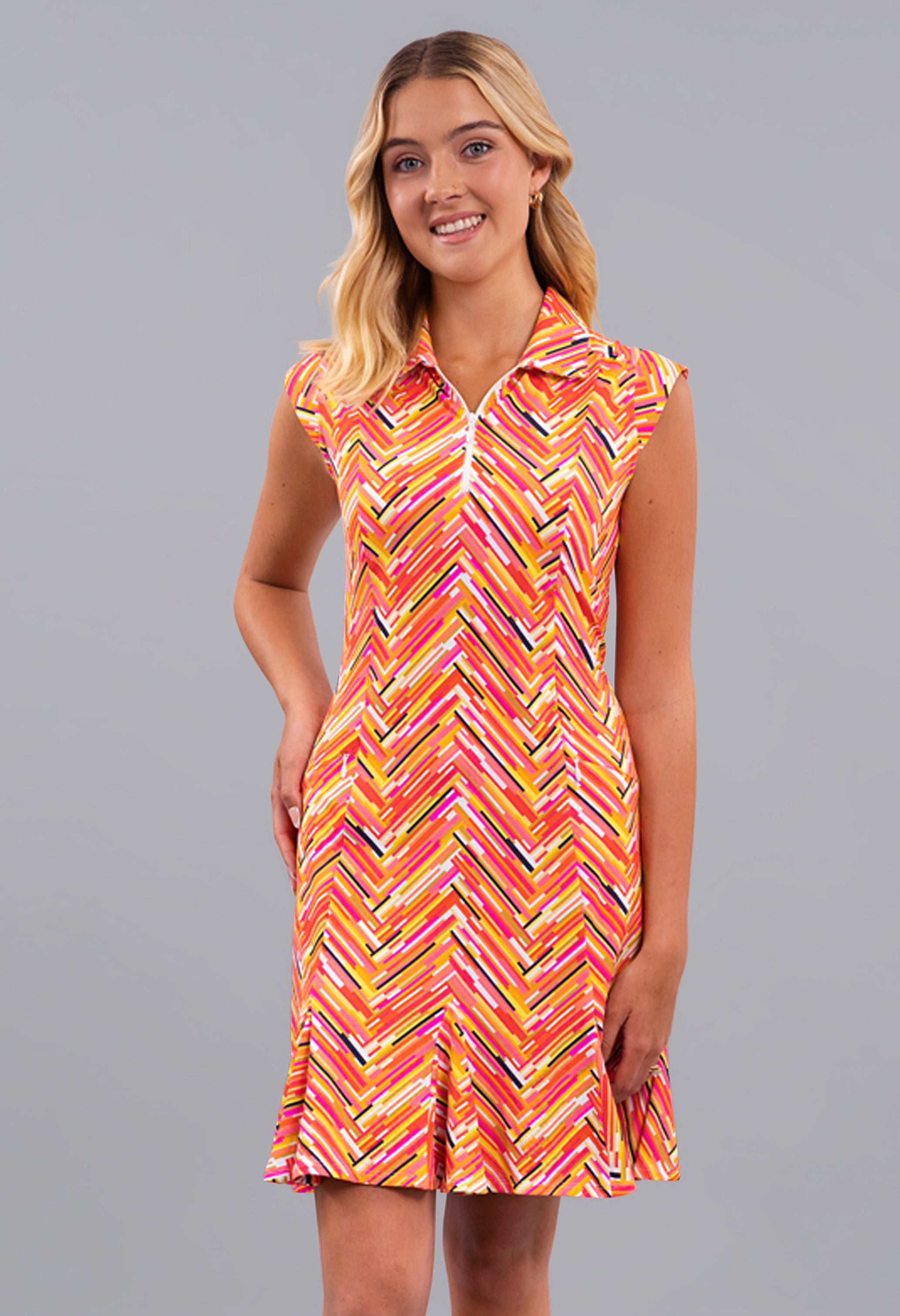 Robin Sleeveless Polo Dress