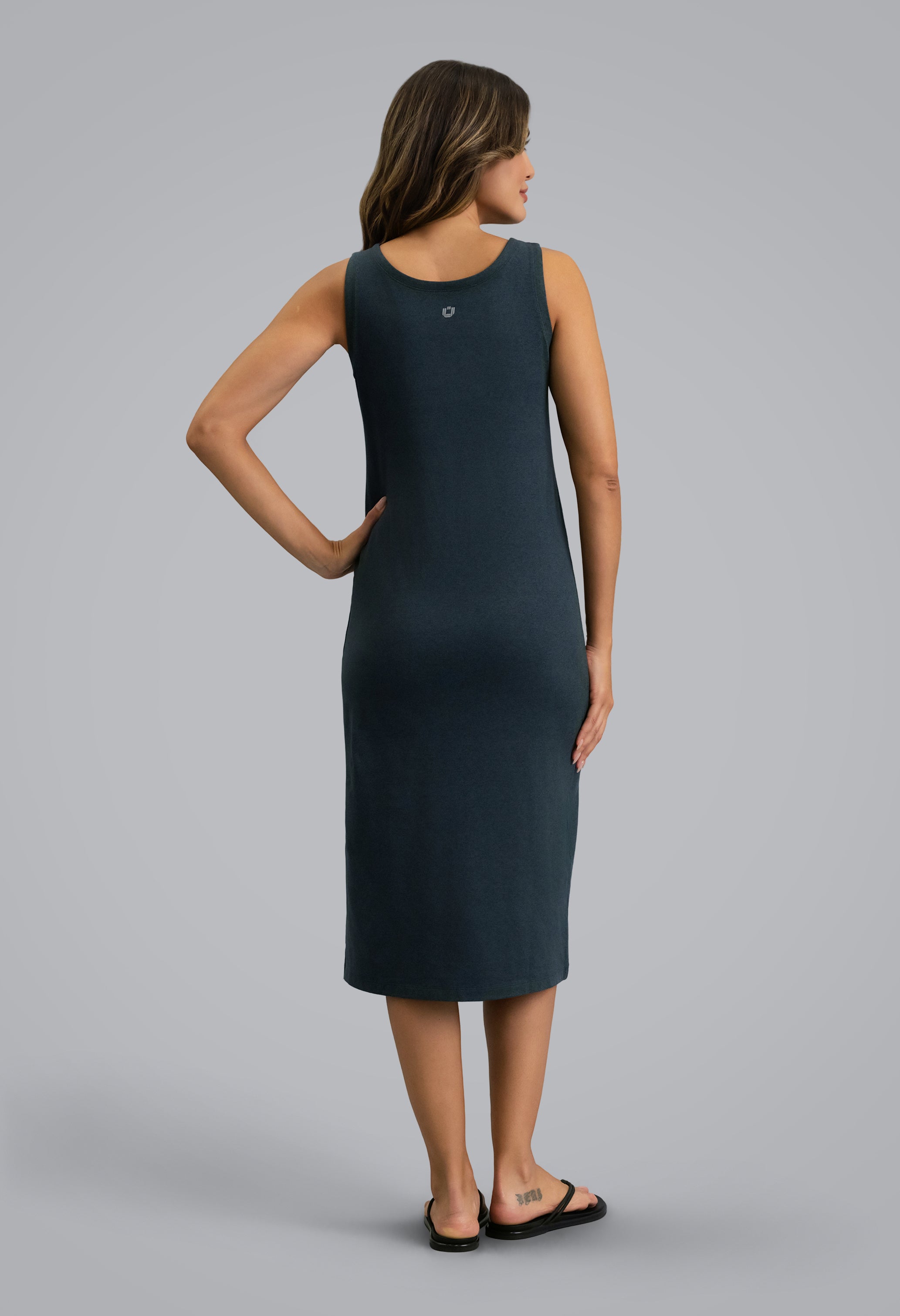 IBKÜL - IBKomfortable Tank Dress - Color: Navy Heather