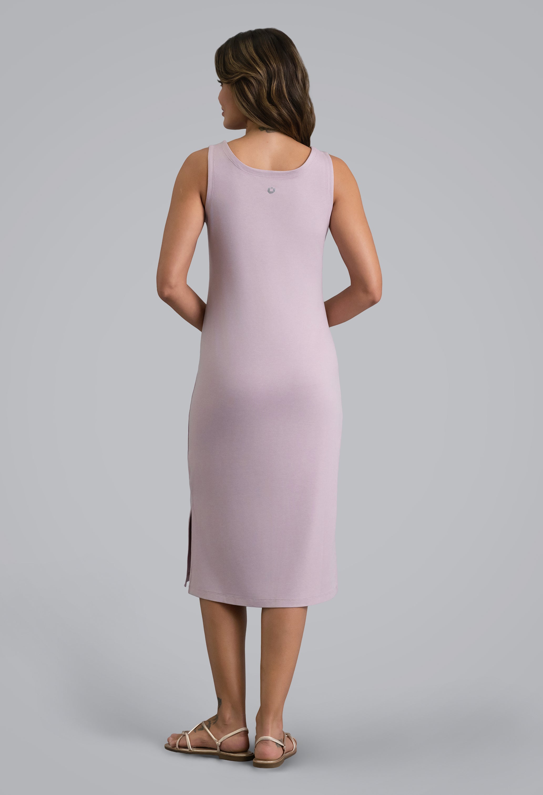 IBKÜL - IBKomfortable Tank Dress - Color: Pink Mist Heather
