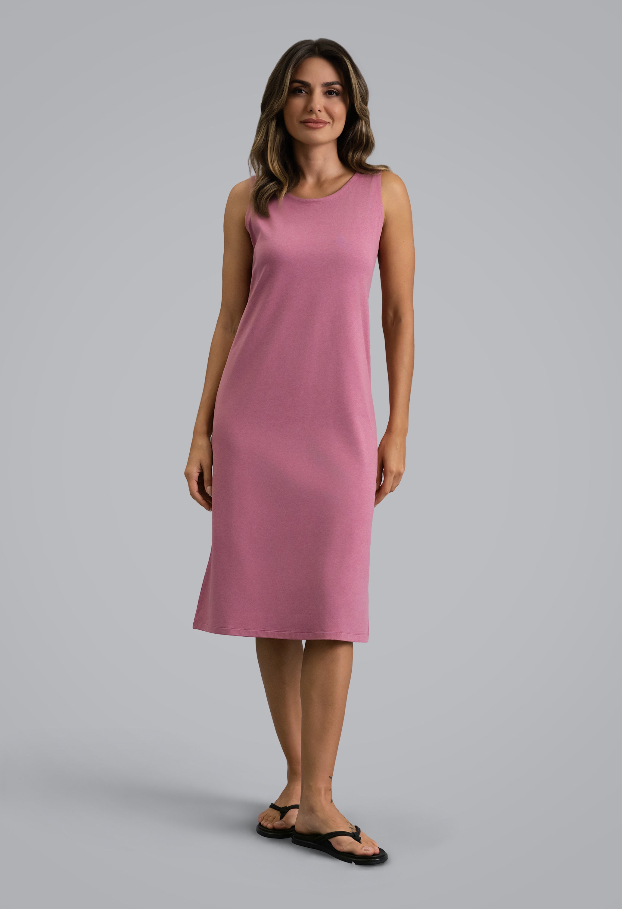 IBKÜL - IBKomfortable Tank Dress - Color: Rose Heather