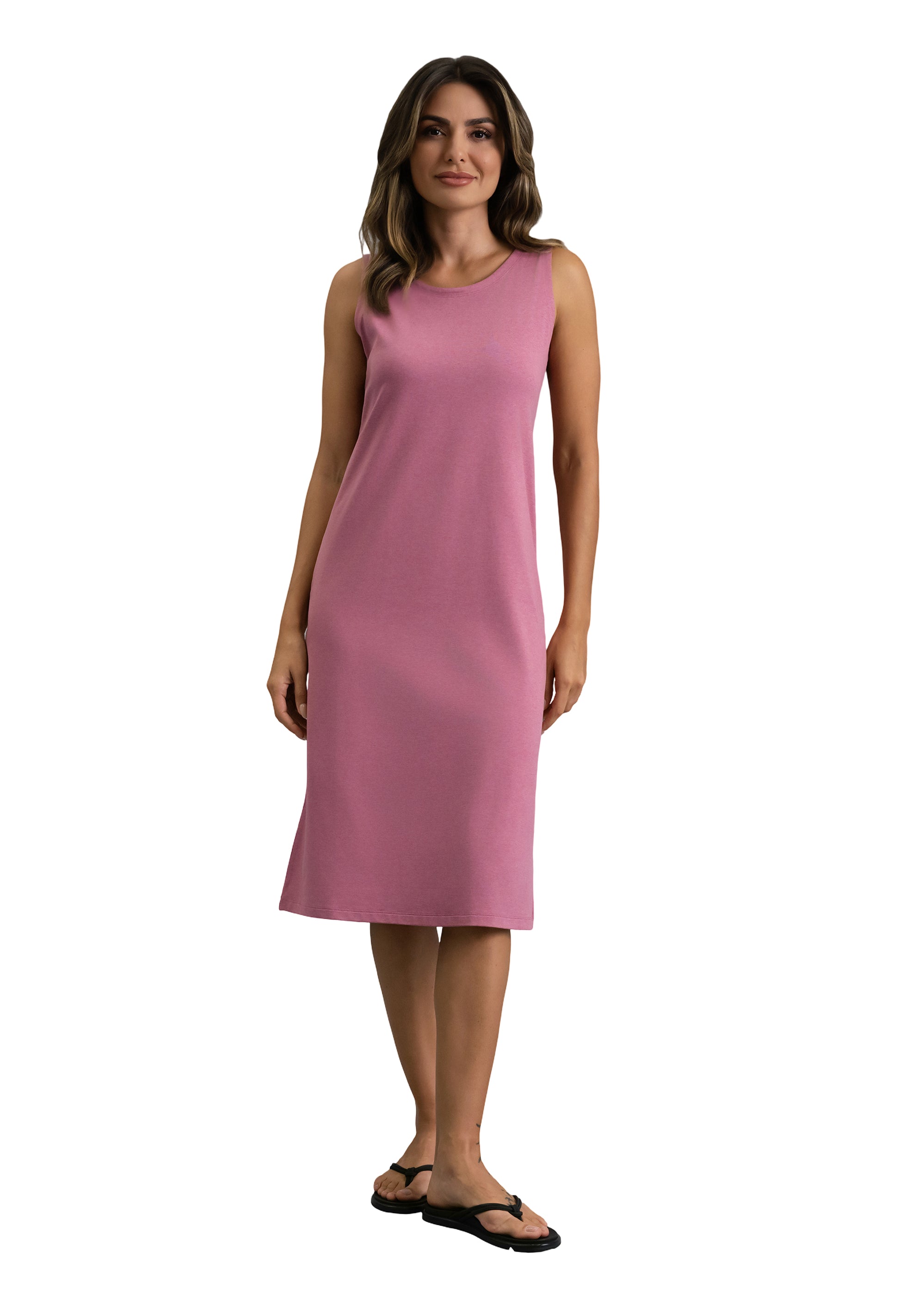 IBKÜL - IBKomfortable Tank Dress - Color: Rose Heather