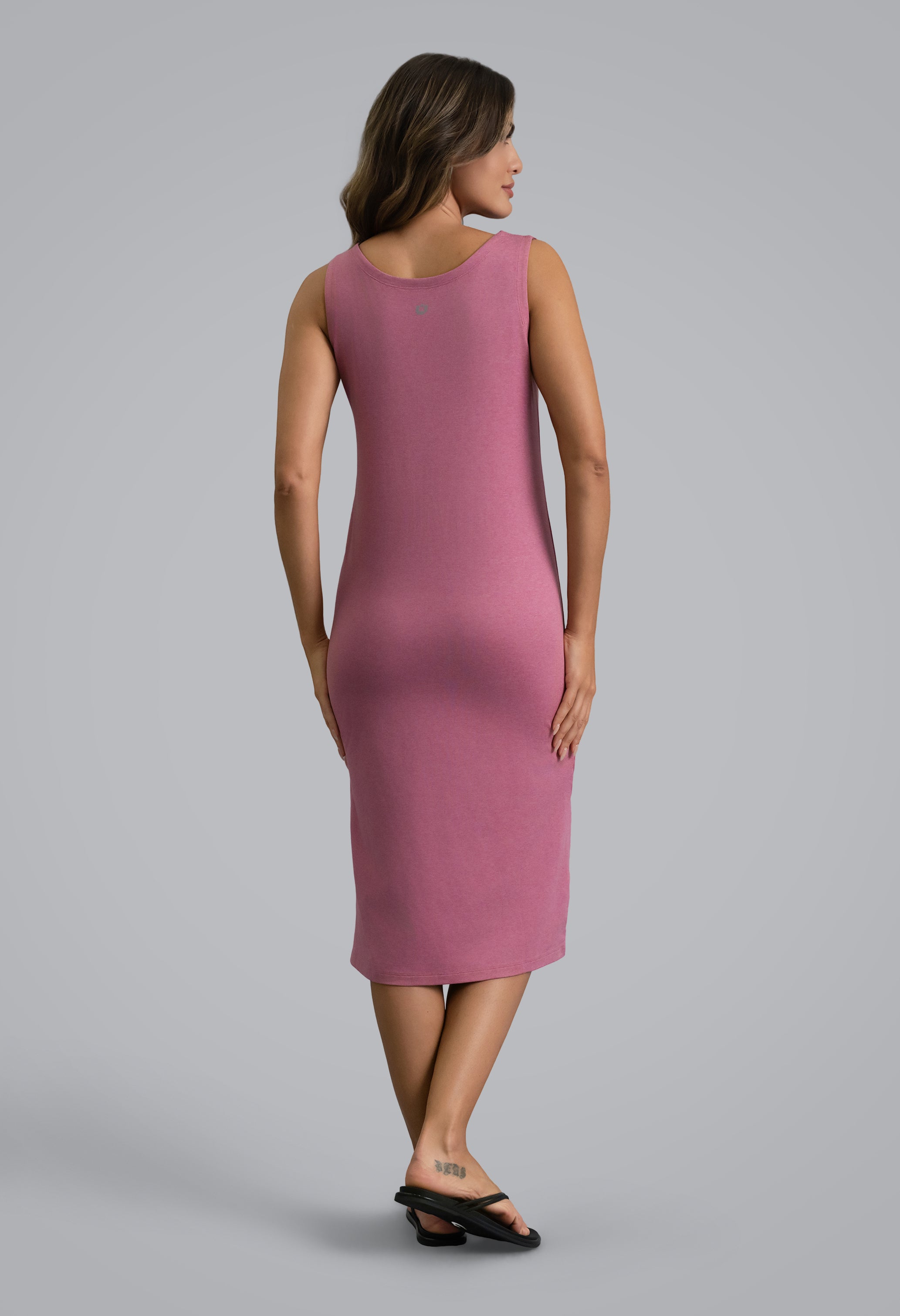 IBKÜL - IBKomfortable Tank Dress - Color: Rose Heather