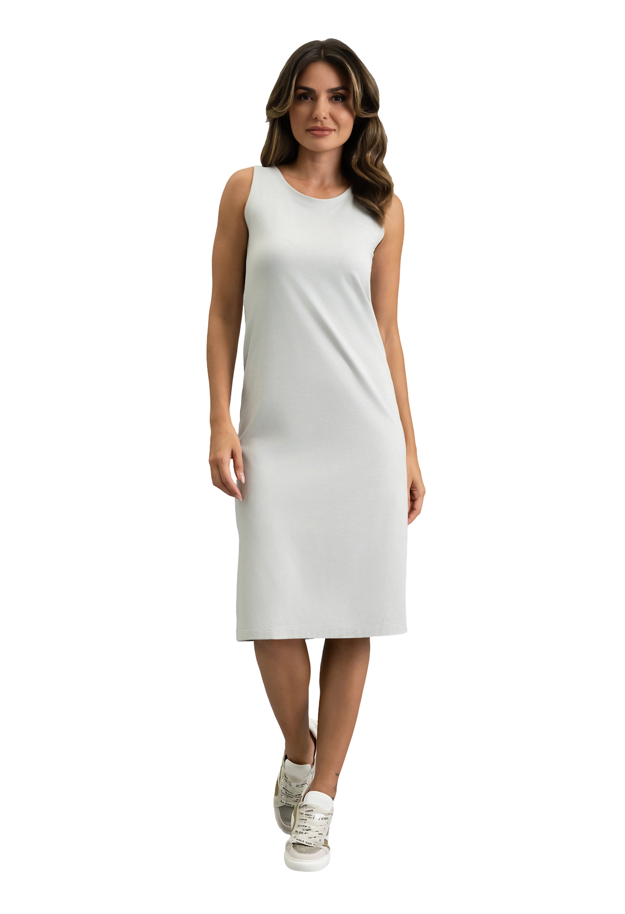 IBKÜL - IBKomfortable Tank Dress - Color: Silver Heather