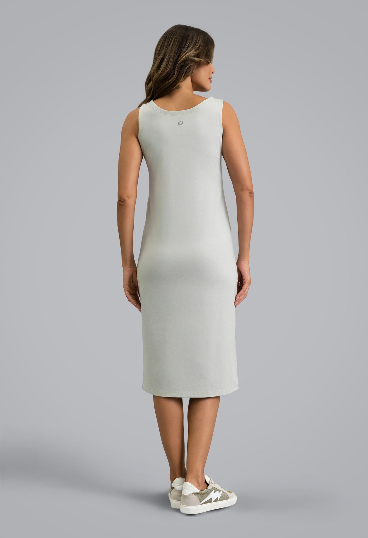 dark grey tank dress Summer Merino Wool Reversible Dress - Marine Blue  Summer Midi Tank Dress