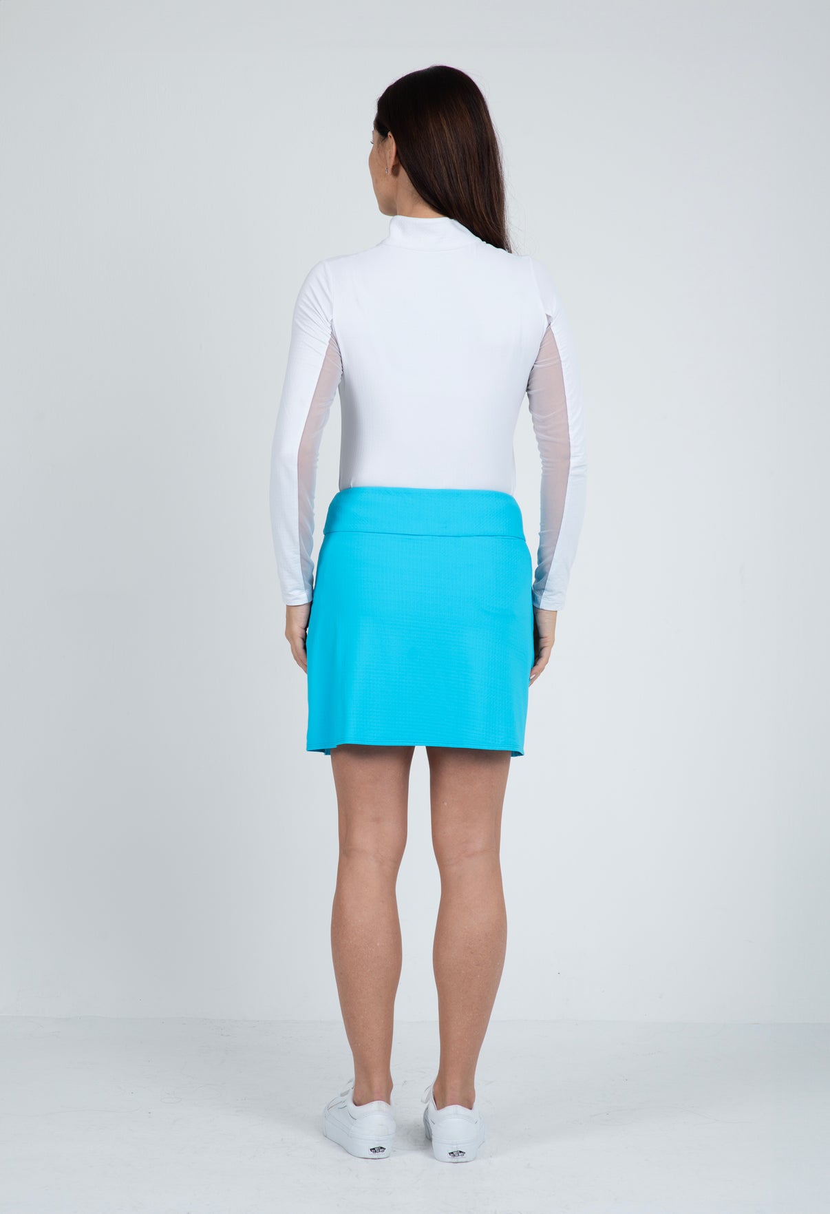 IBKÜL - Solid Layered Skort - 60000 - Color: Turquoise