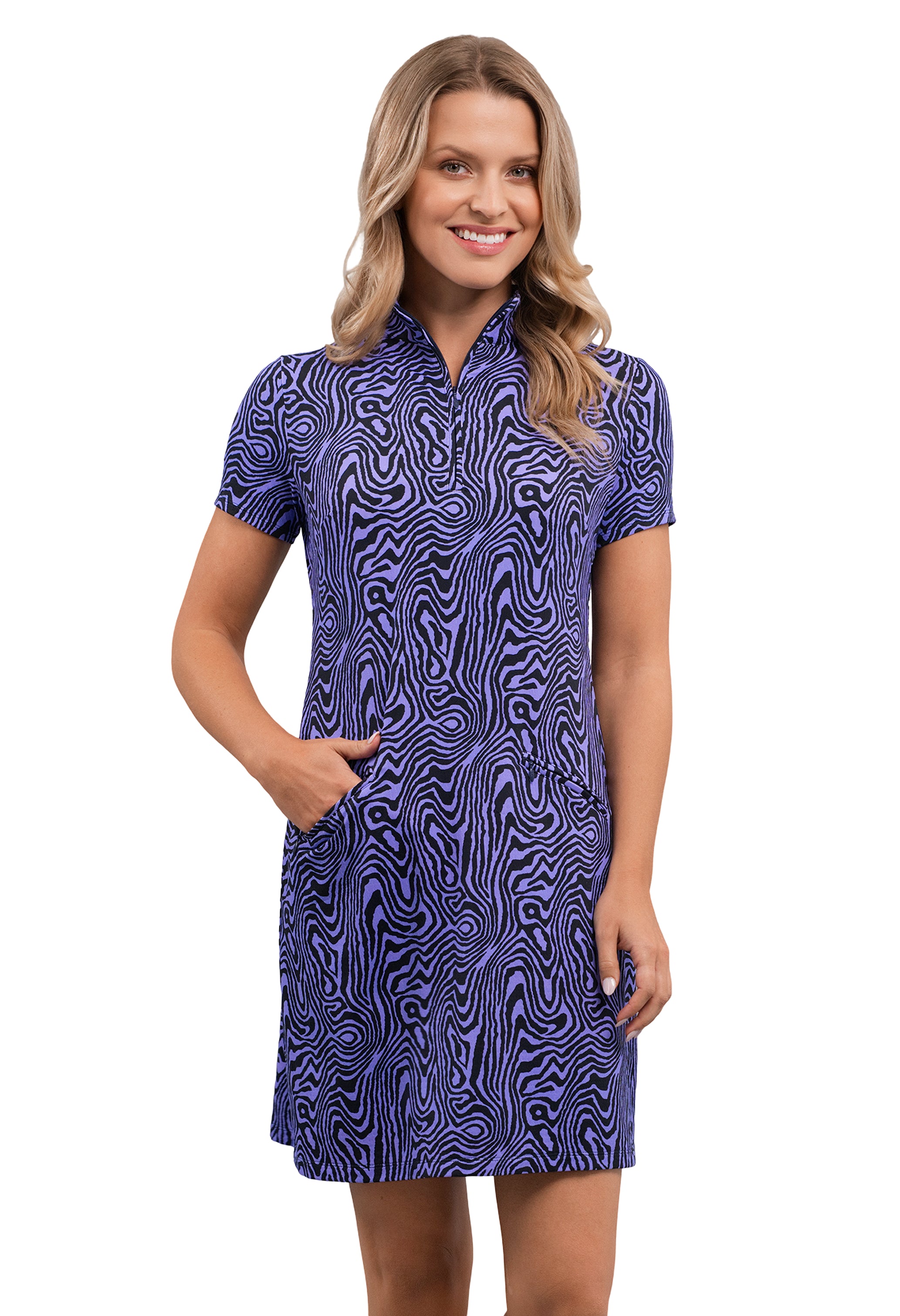 Courtney Short Sleeve Mock Dress