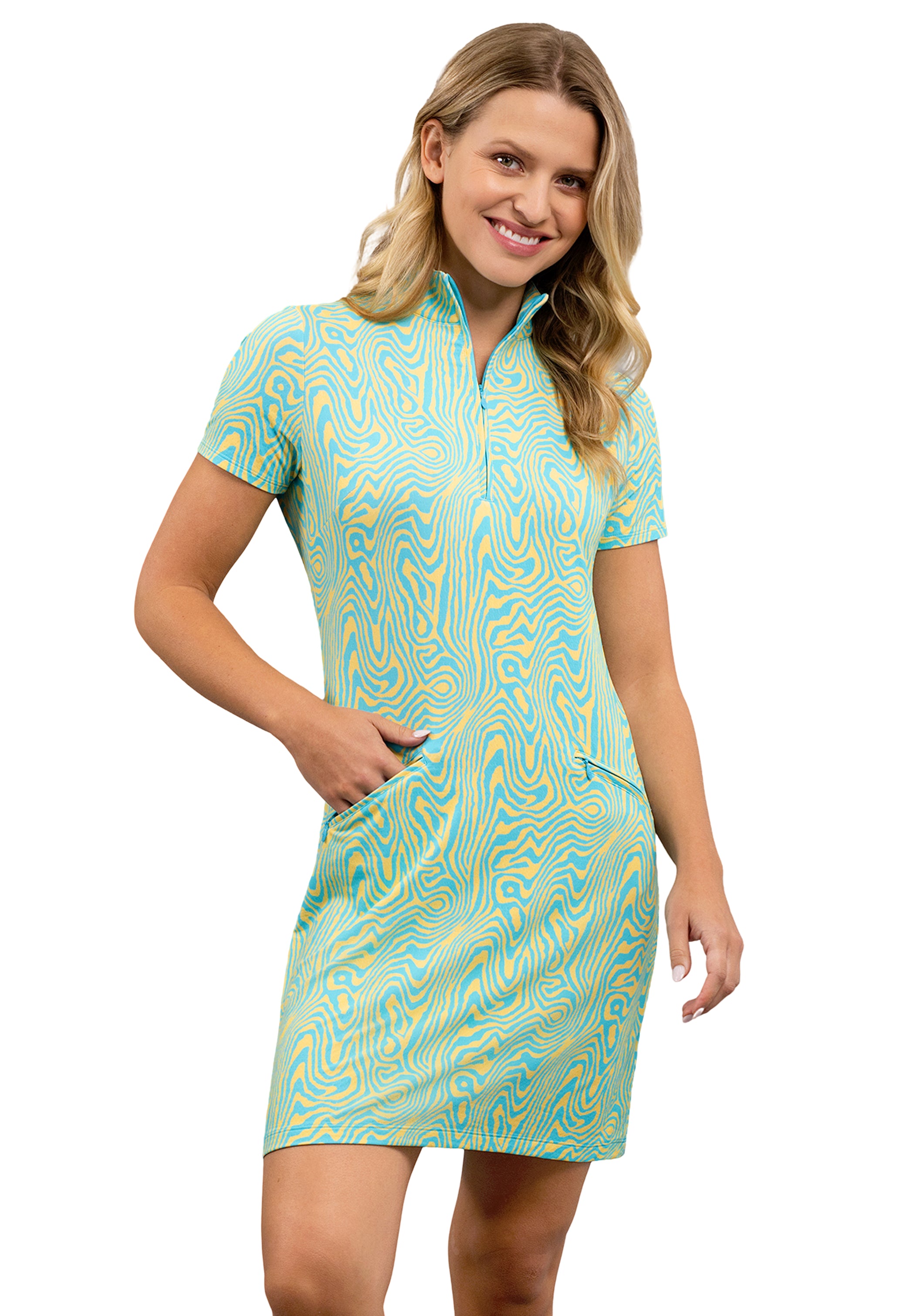 Courtney Short Sleeve Mock Dress