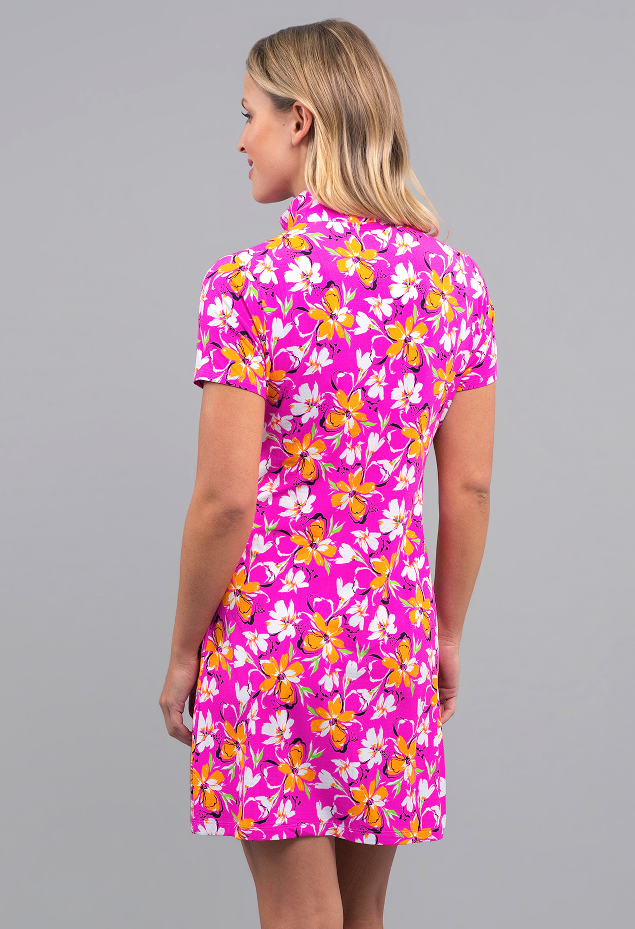 Eleanor Short Sleeve Mock Dress