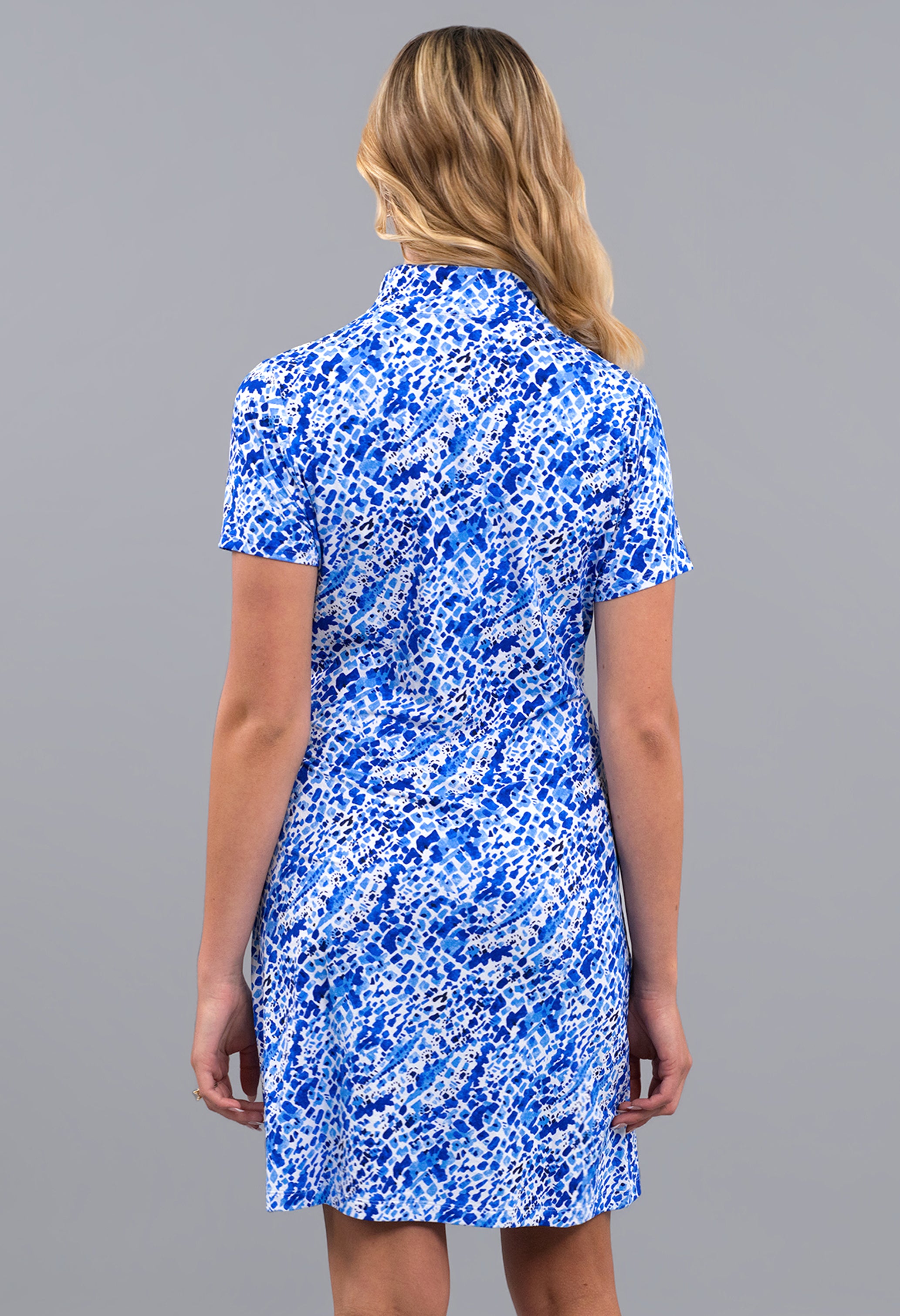 Yesenia Short Sleeve Mock Dress