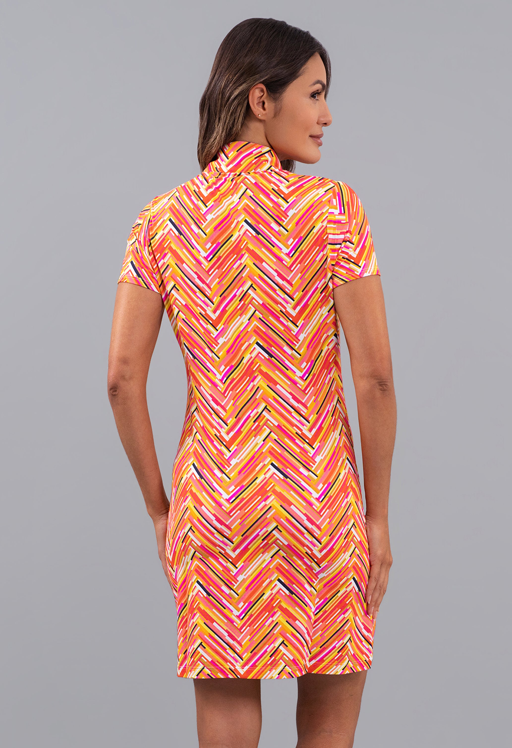 Robin Short Sleeve Mock Dress