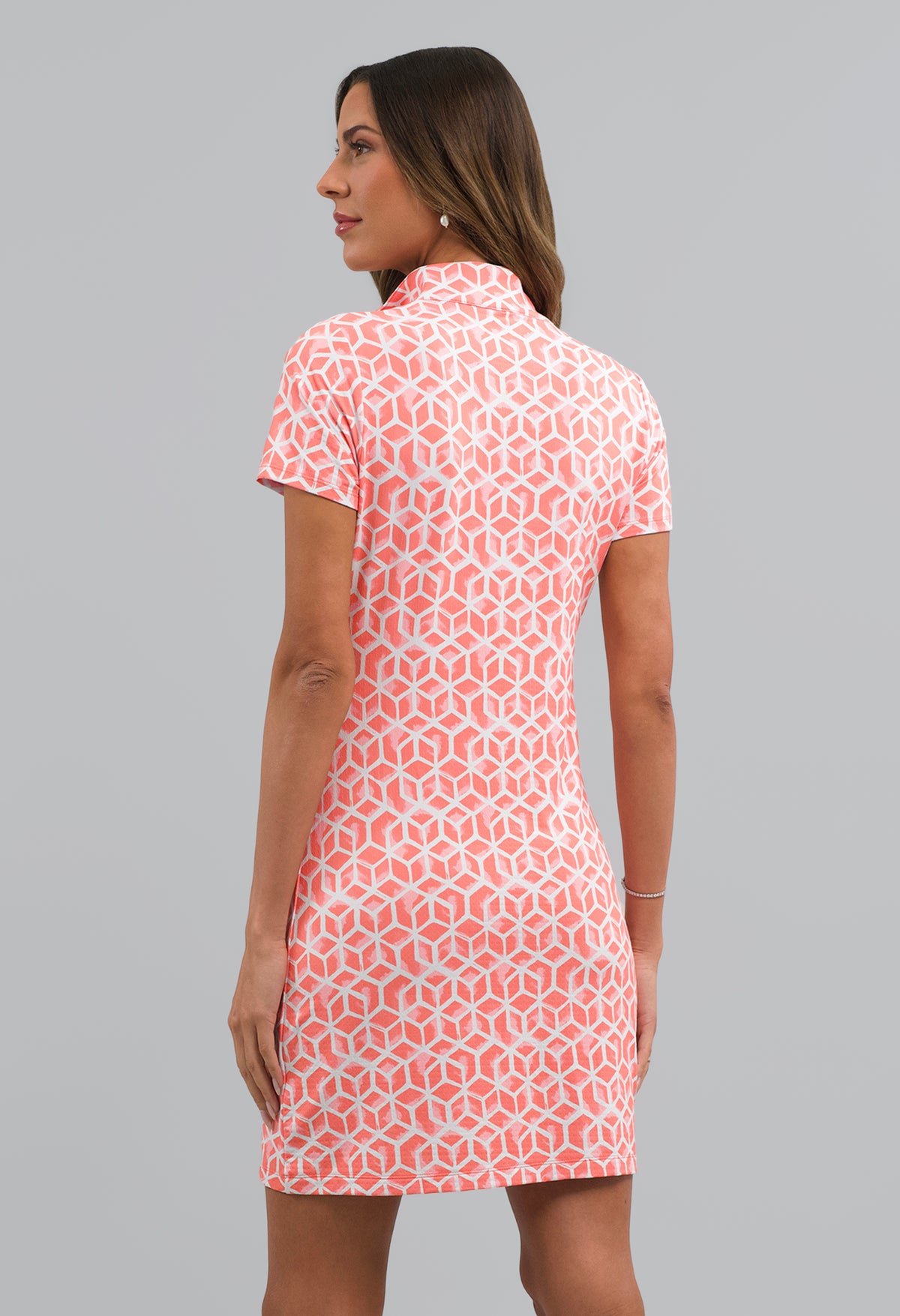 Lyla Short Sleeve Mock Dress