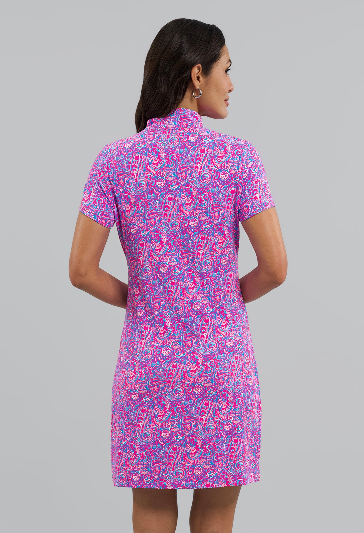 Bianca Short Sleeve Mock Dress