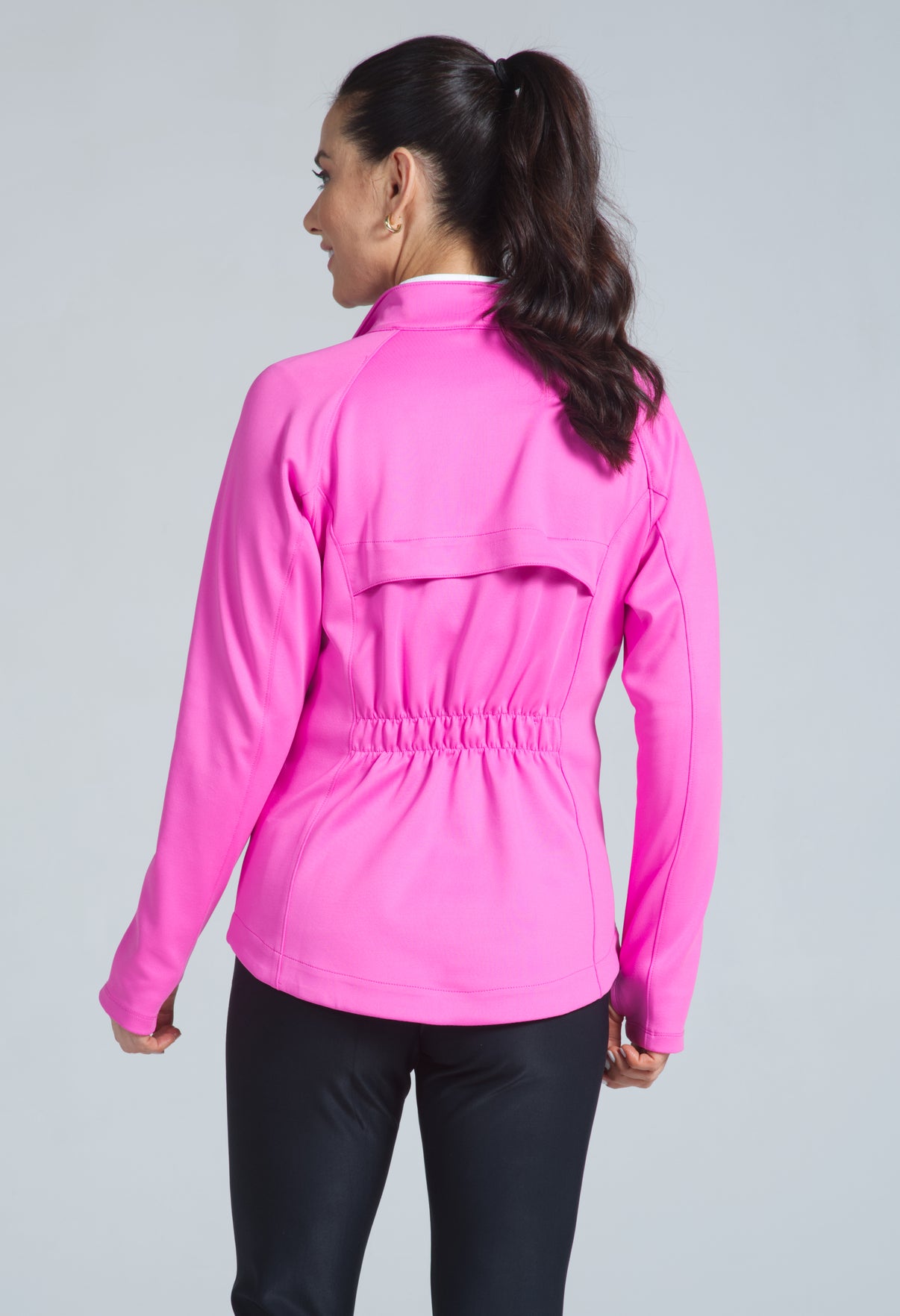 IBKÜL - Women's Solid Jacket - 71000 - Color: Hot Pink