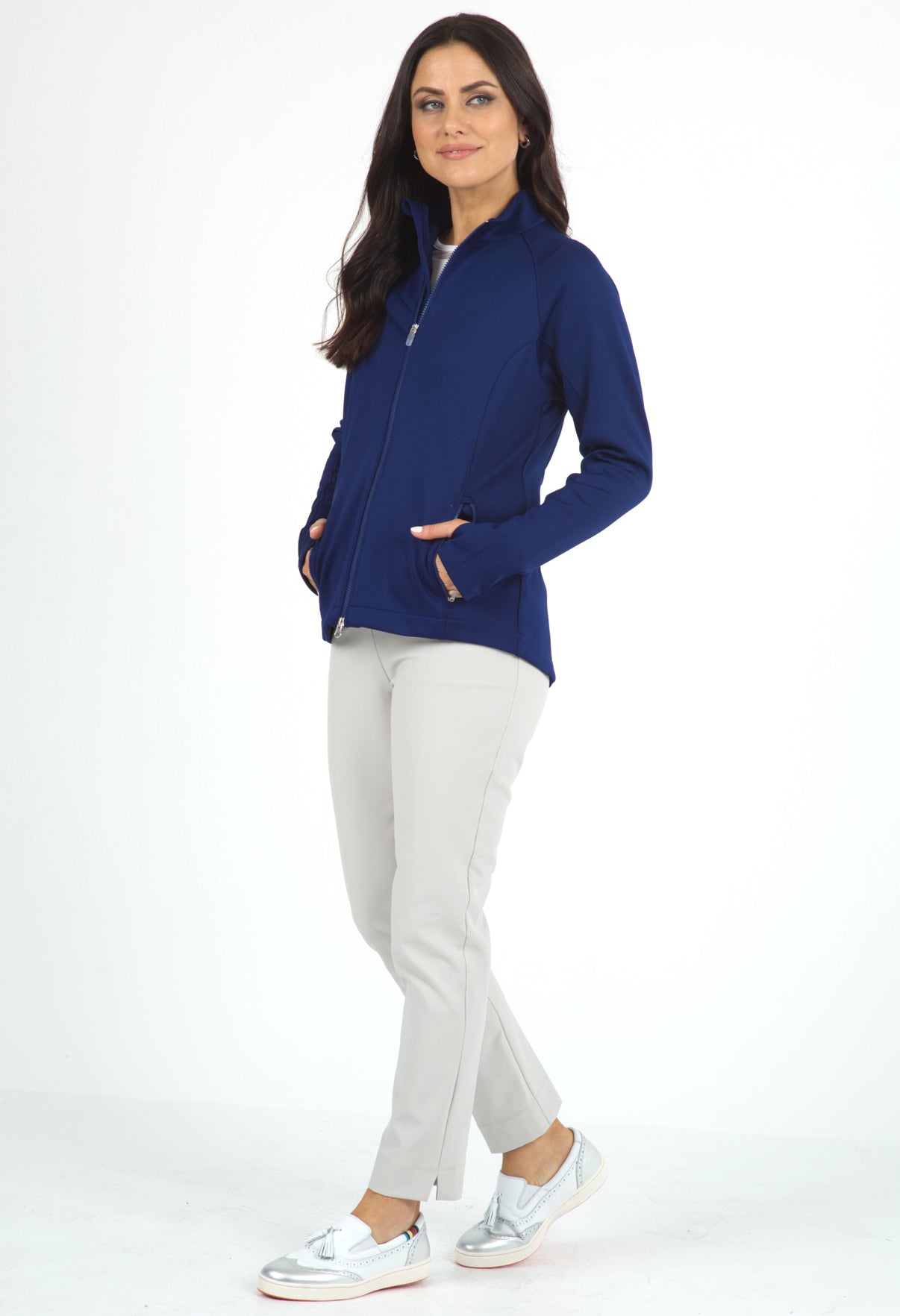 IBKÜL - Women's Solid Jacket - 71000 - Color: Midnight