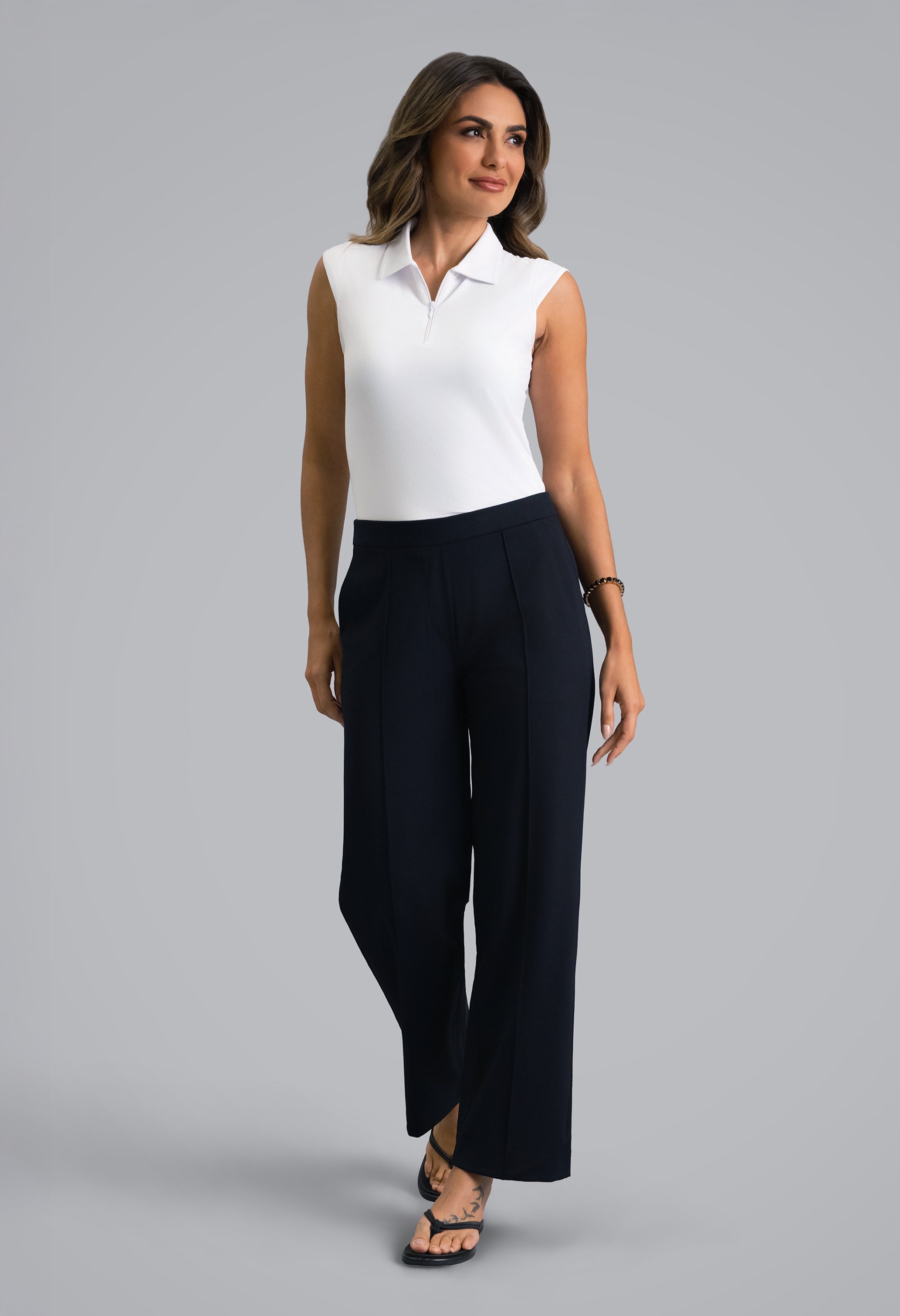 IBKÜL - Straight Leg Performance Pant - Color: Black
