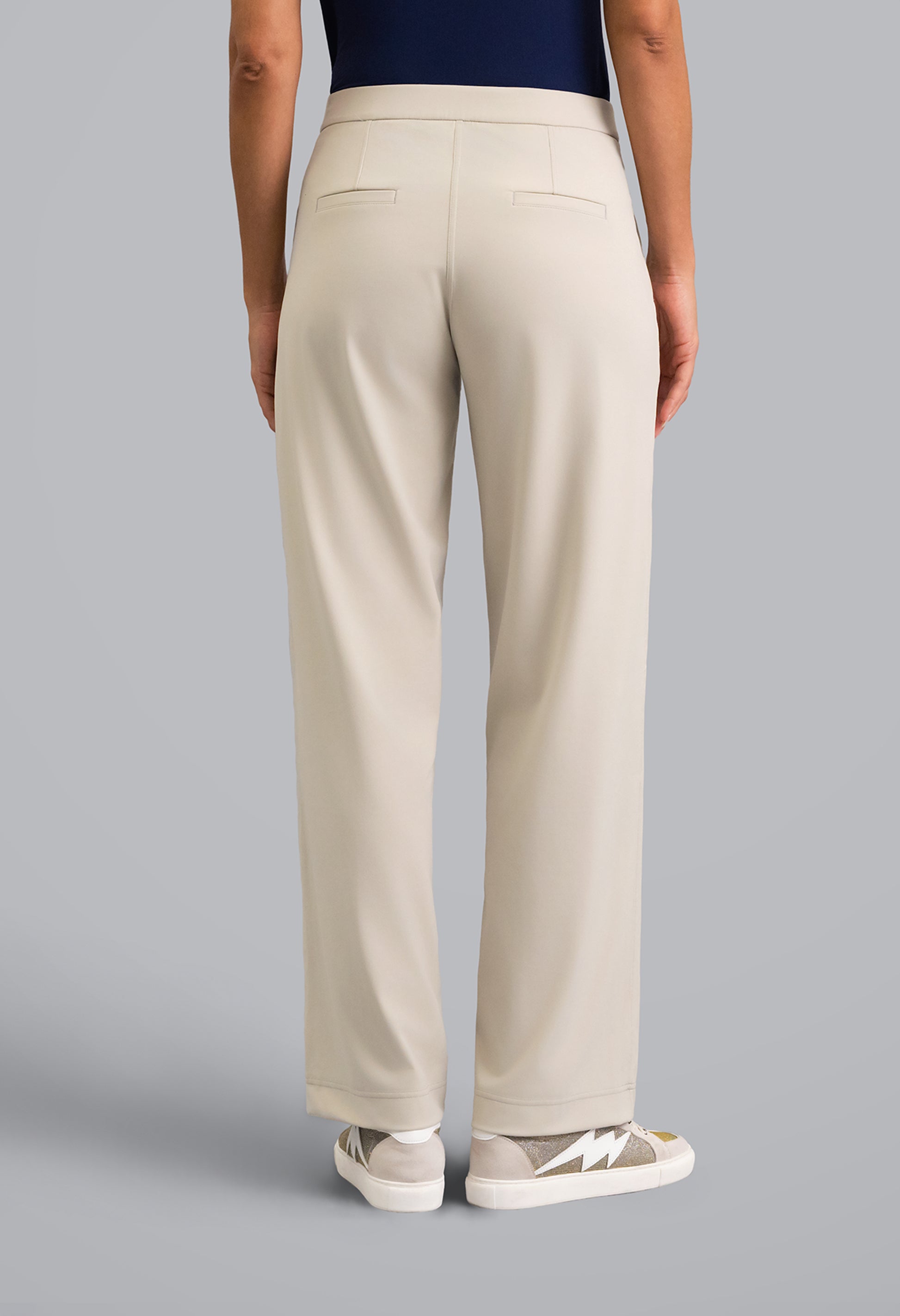 IBKÜL - Straight Leg Performance Pant - Color: Stone