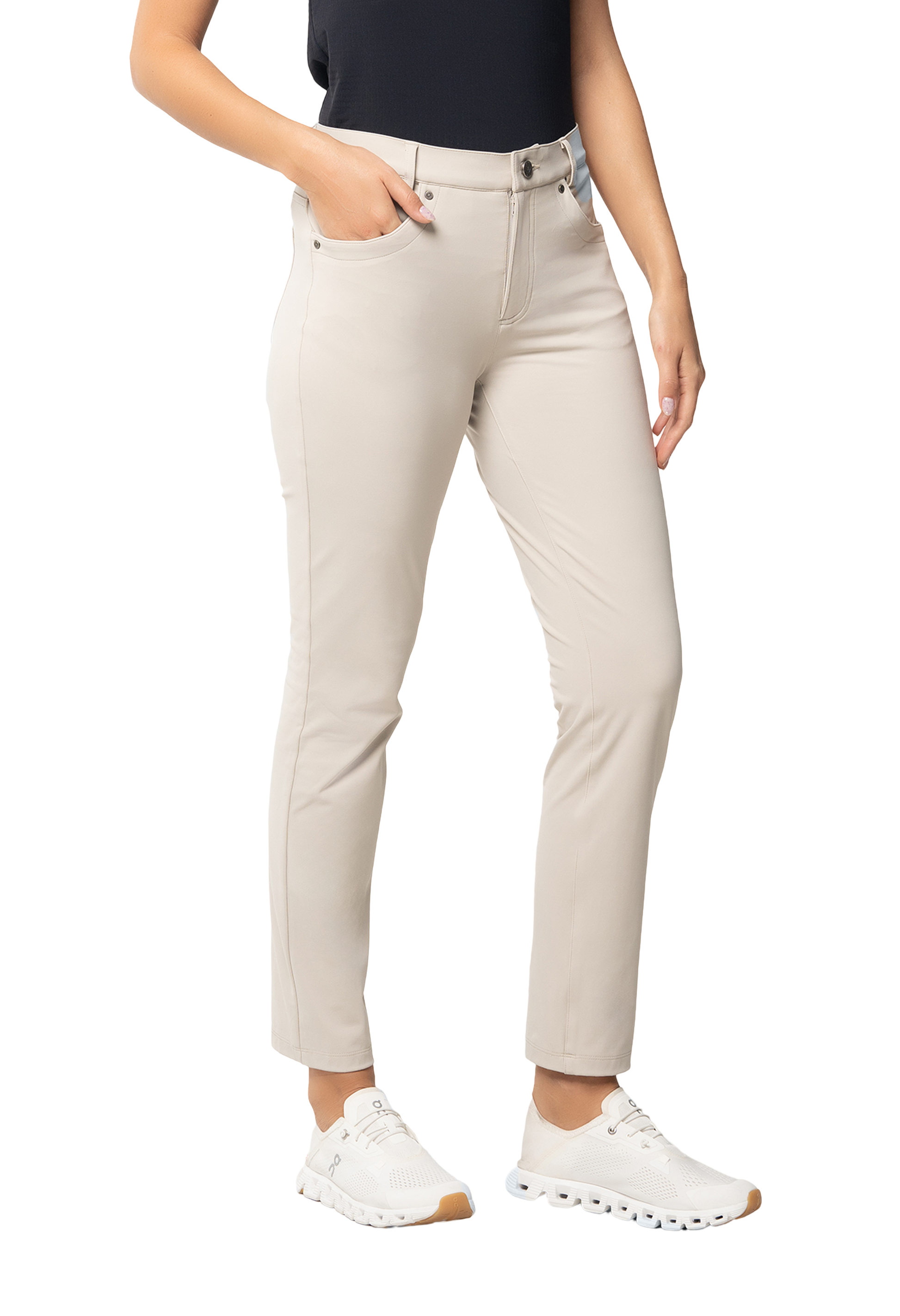 IBKÜL - 5 Pocket Performance Pant - 75002 - Color: Stone