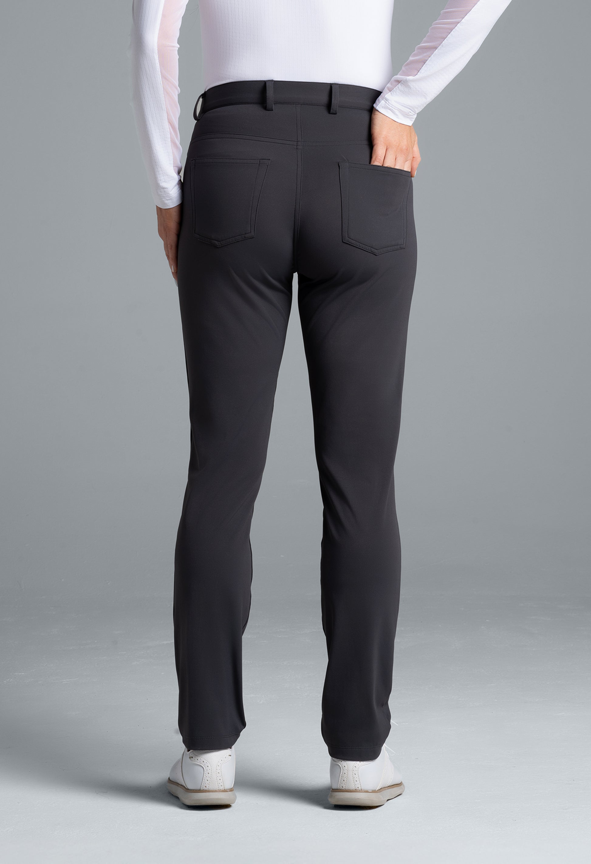 IBKÜL - 5 Pocket Performance Pant - 75002 - Color: Charcoal