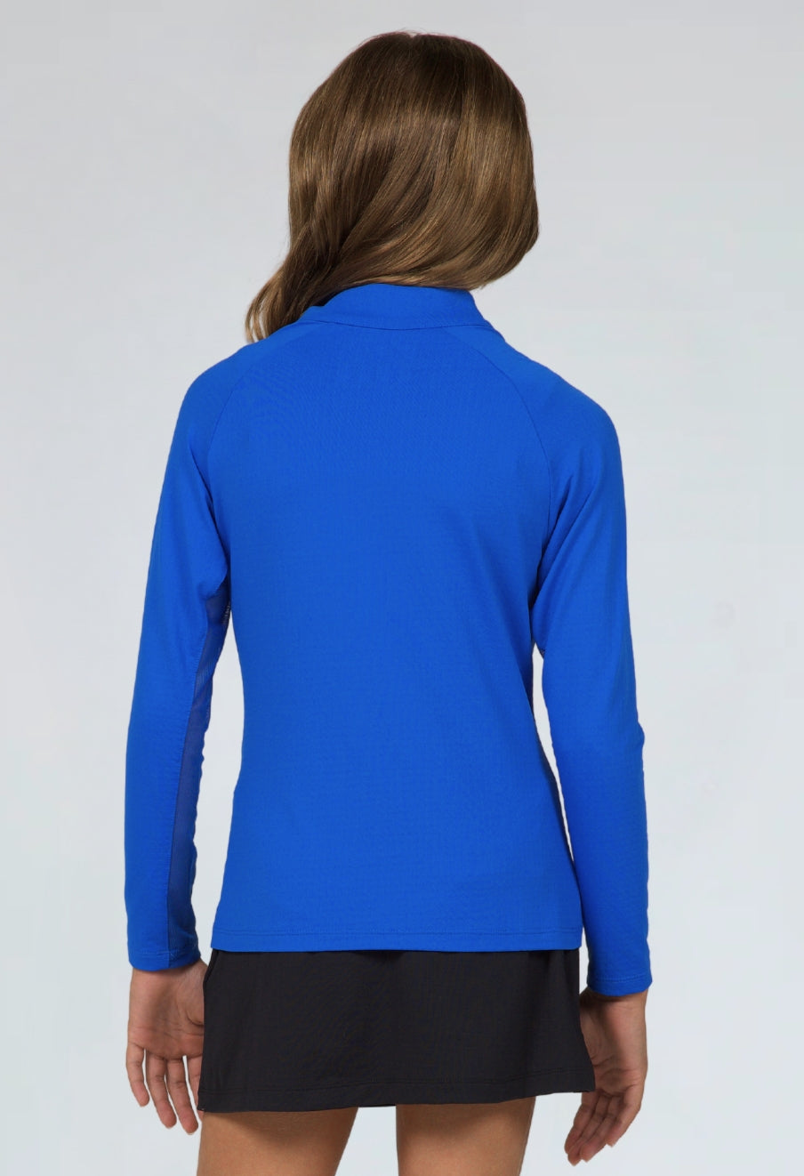 Youth Solid Long Sleeve Mock Neck Top