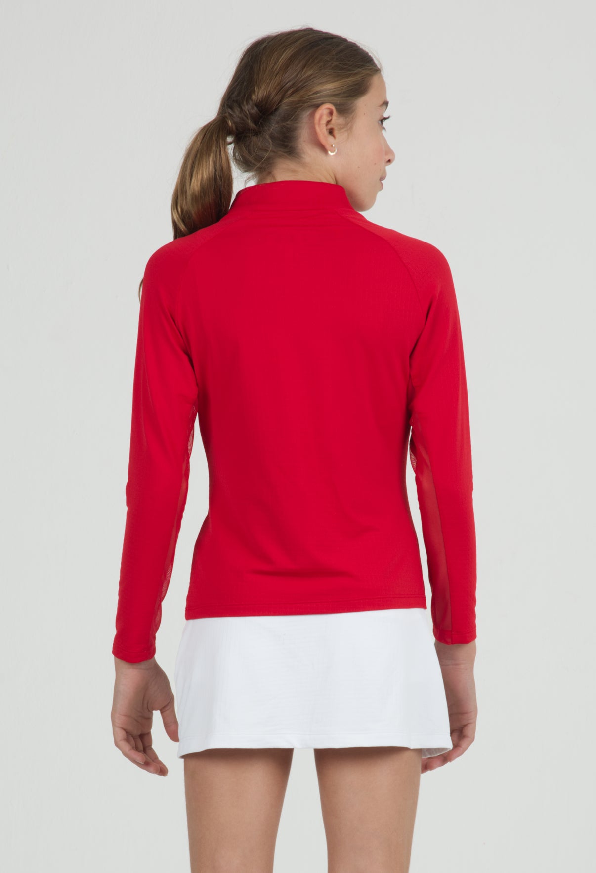 IBKÜL - Youth Solid Long Sleeve Mock Neck Top - 80000G - Color: Blue