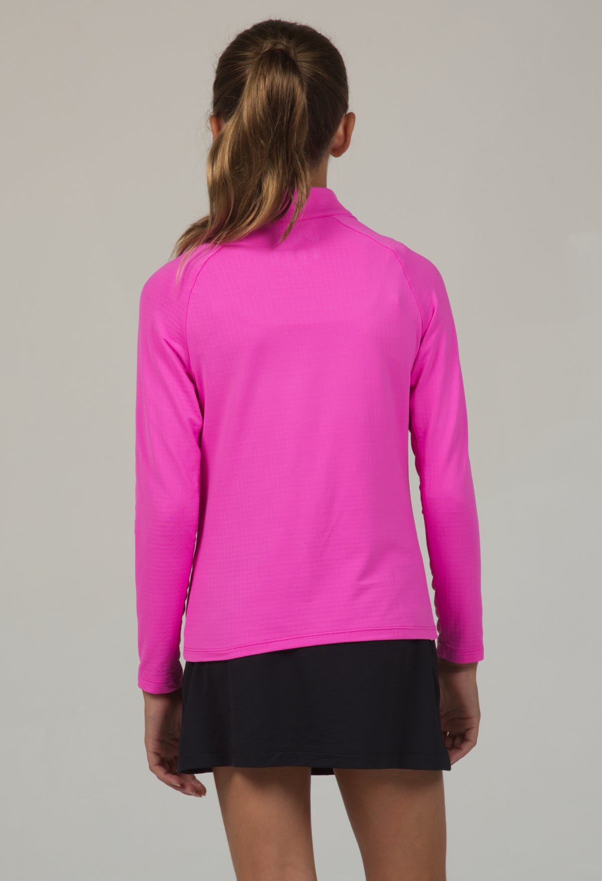 IBKÜL - Youth Solid Long Sleeve Mock Neck Top - 80000G - Color: Blue