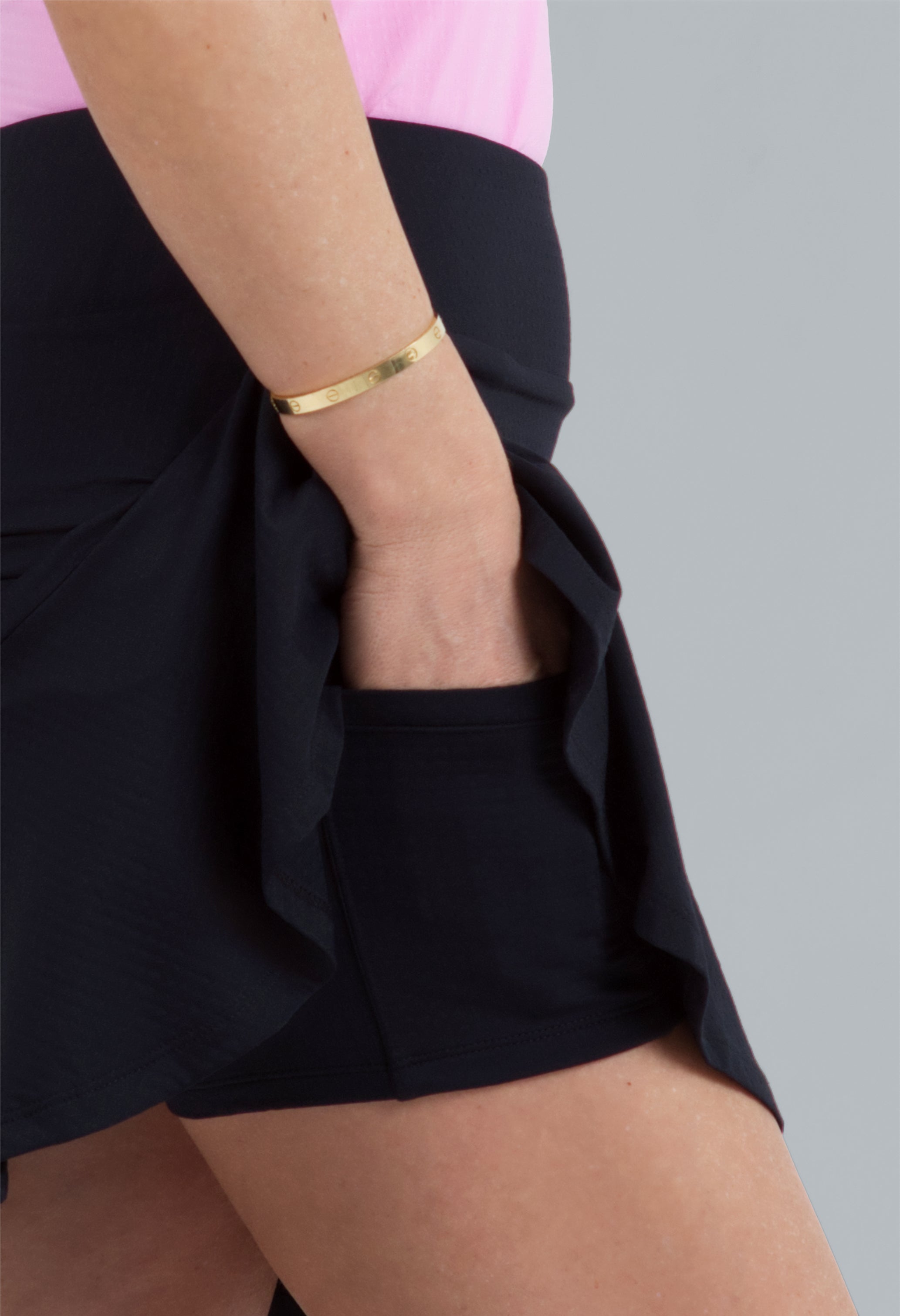 Solid Flounce Skort 16.5"