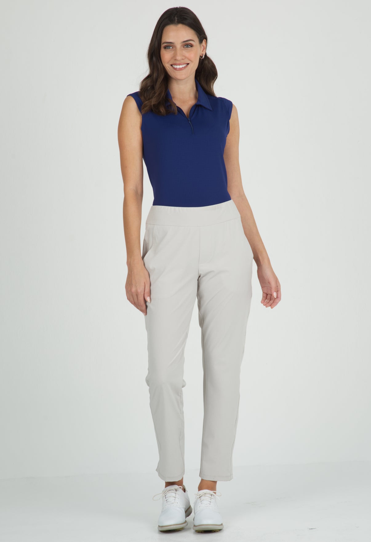 IBKÜL - Solid City Pants - 74000 - Color: Stone