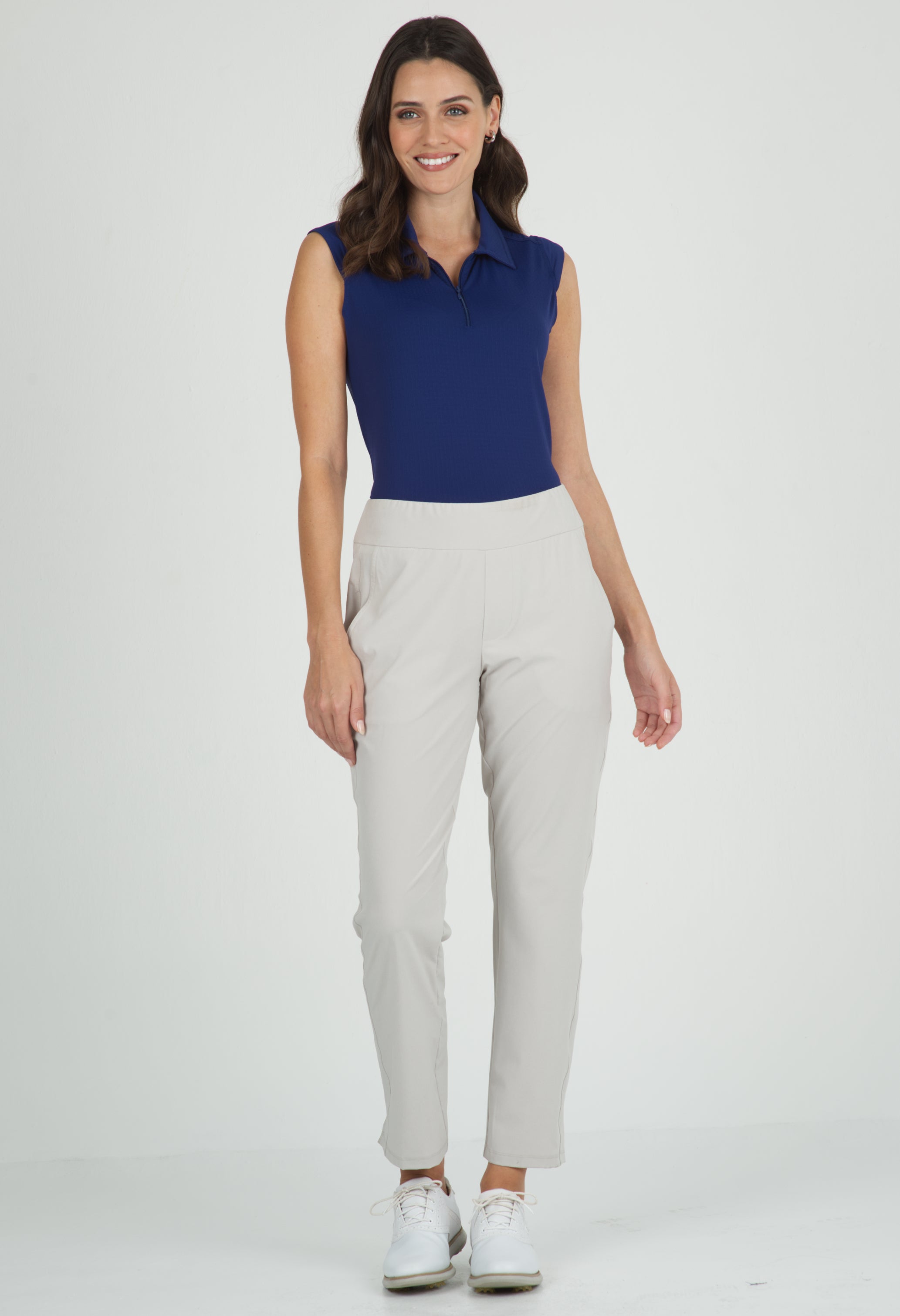 IBKÜL - Solid City Pants - 74000 - Color: Stone