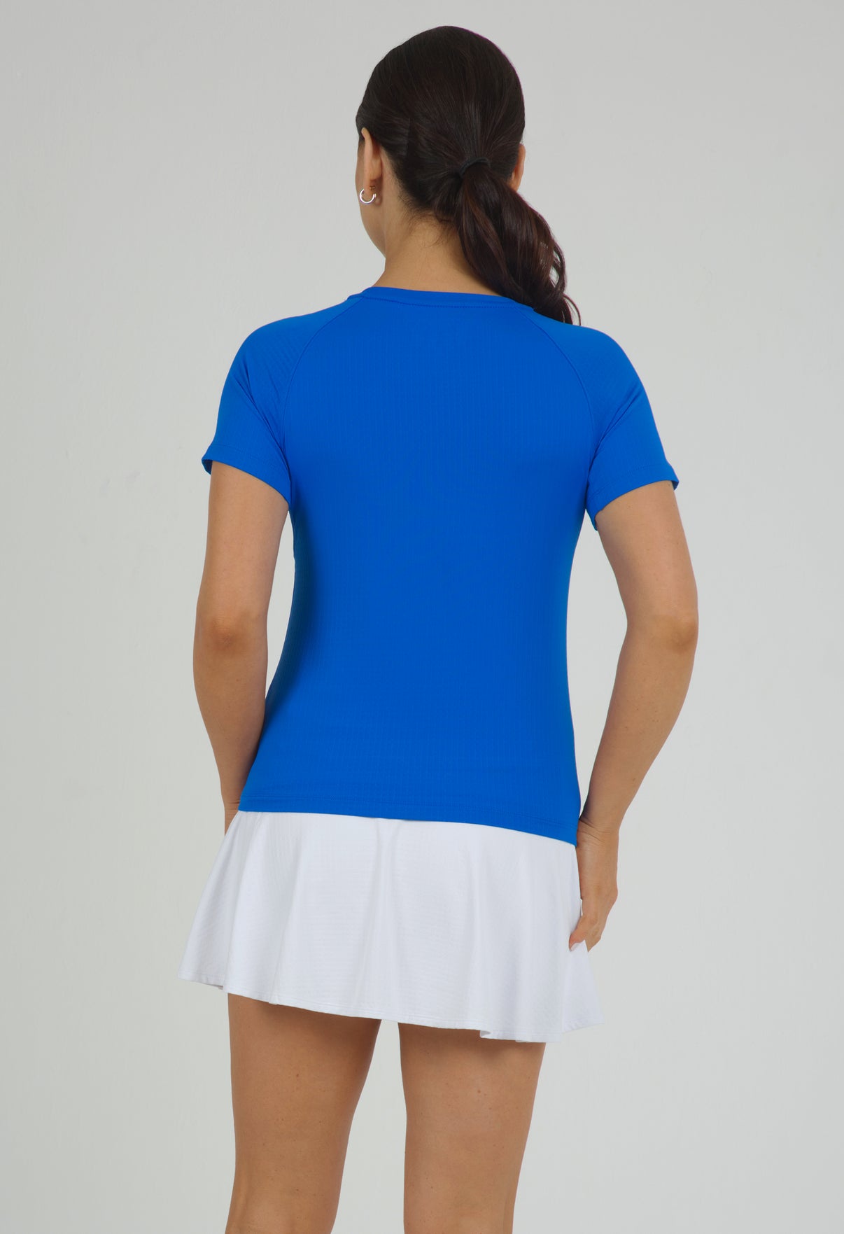 IBKÜL - Solid Short Sleeve Crew Neck - 85000 - Color: Blue