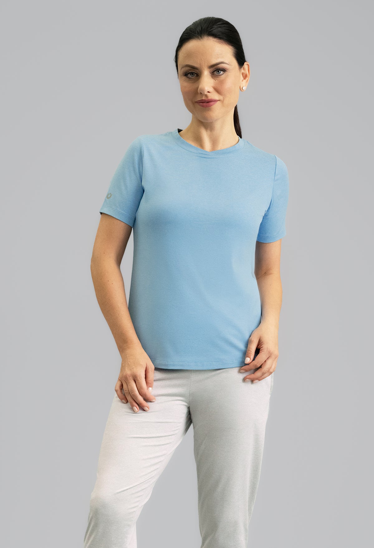 IBKÜL - IBKomfortable Short Sleeve Tee - Color: Chambray Heather