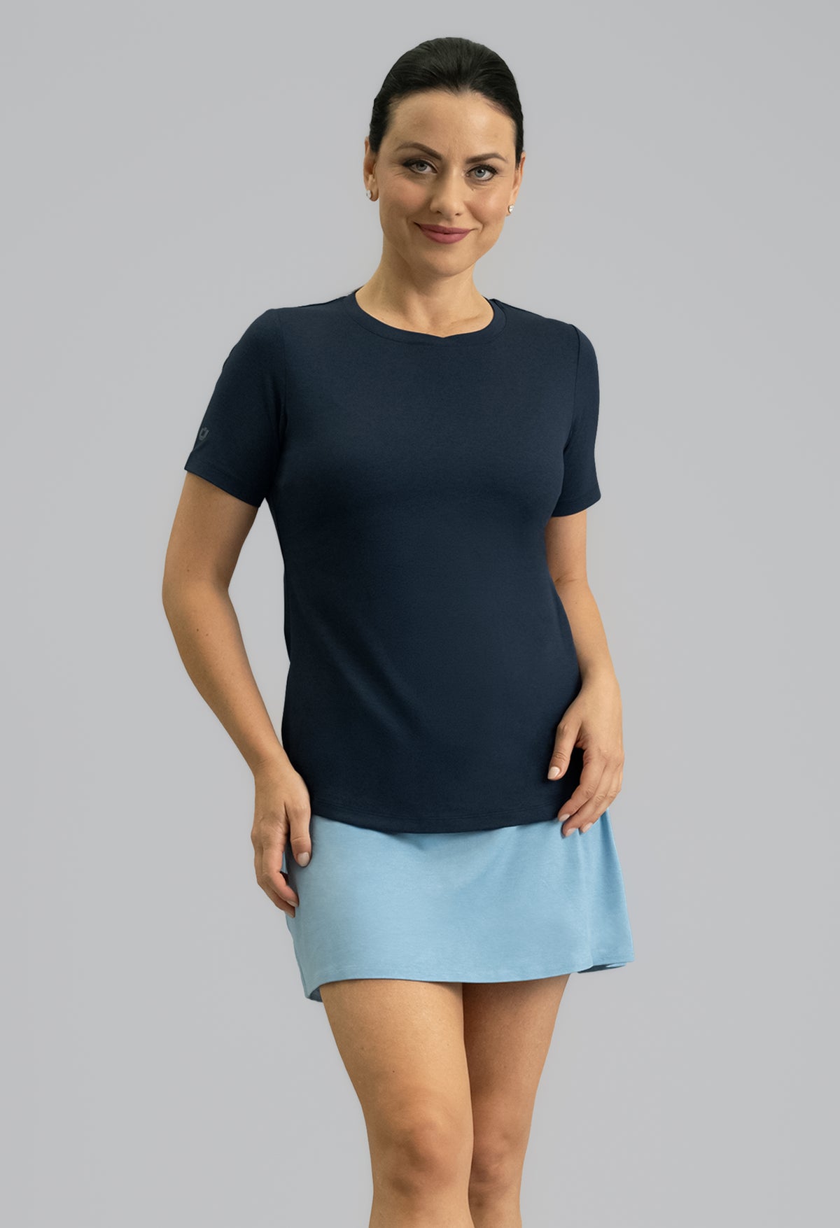 IBKÜL - IBKomfortable Short Sleeve Tee - Color: Navy Heather
