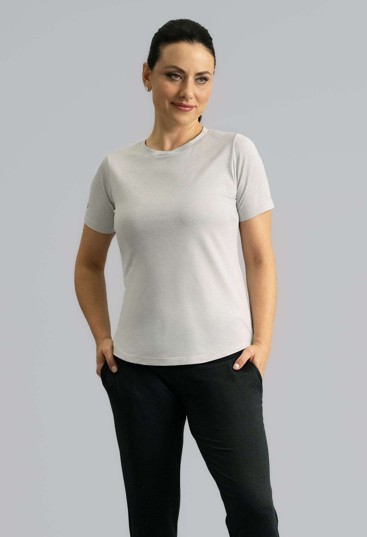 IBKÜL - IBKomfortable Short Sleeve Tee - Color: Silver Heather