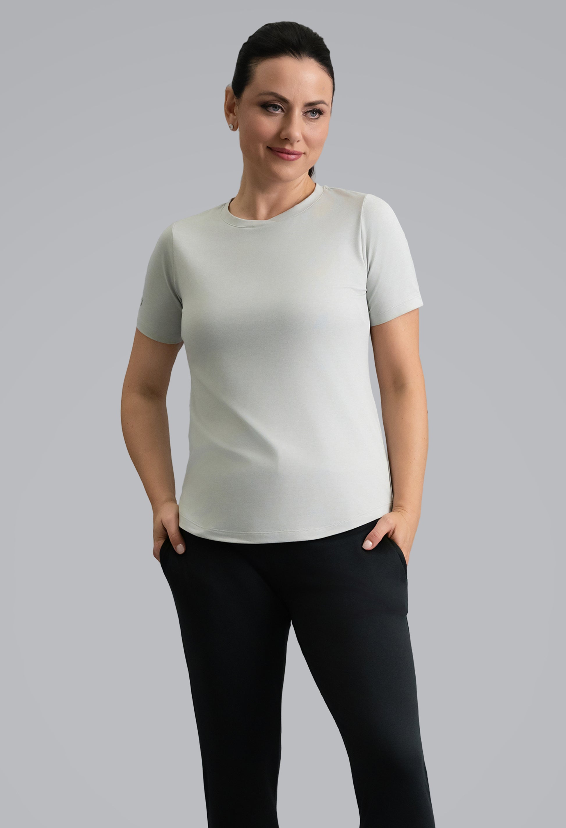 IBKÜL - IBKomfortable Short Sleeve Tee - Color: Silver Heather