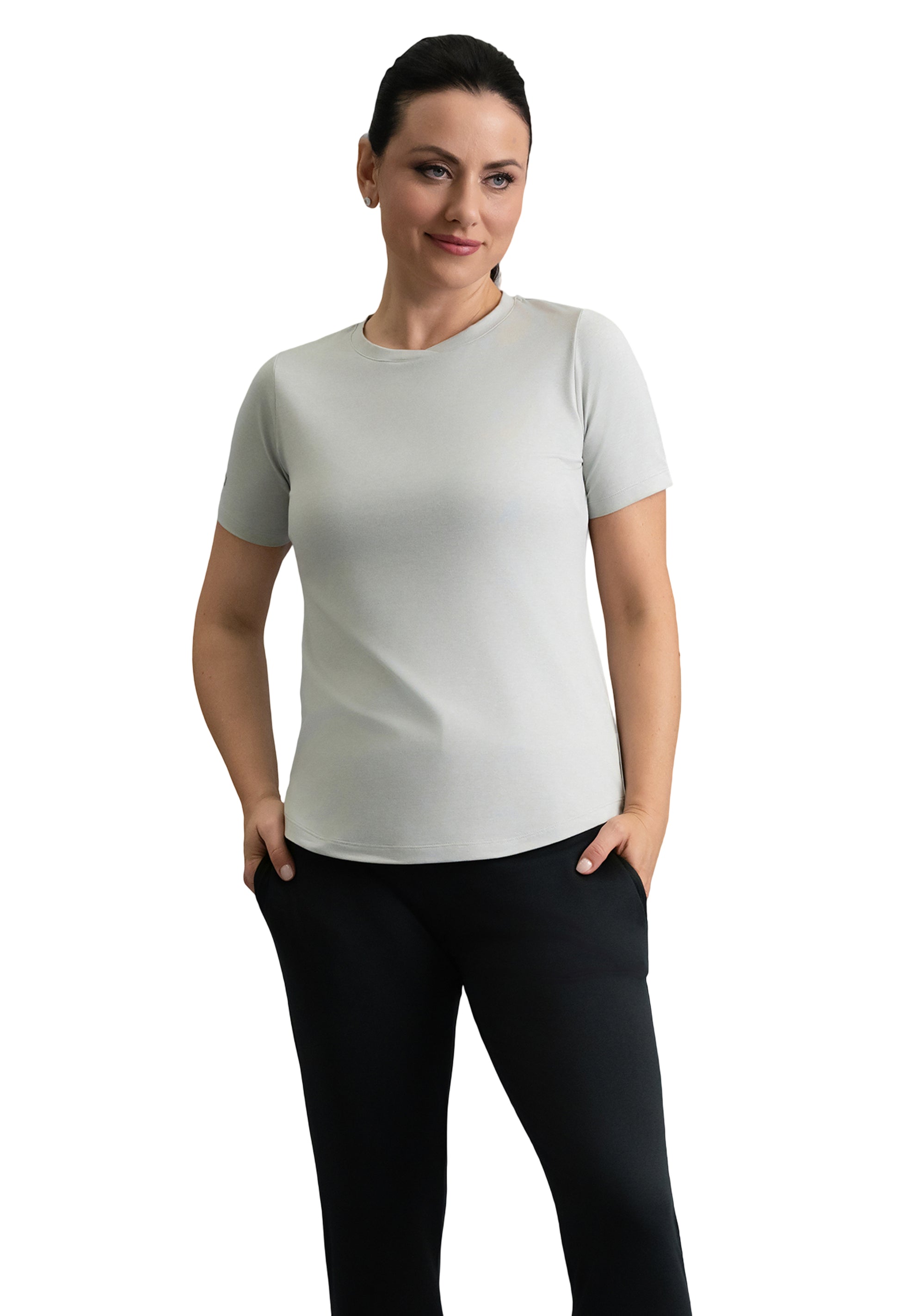 IBKÜL - IBKomfortable Short Sleeve Tee - Color: Silver Heather