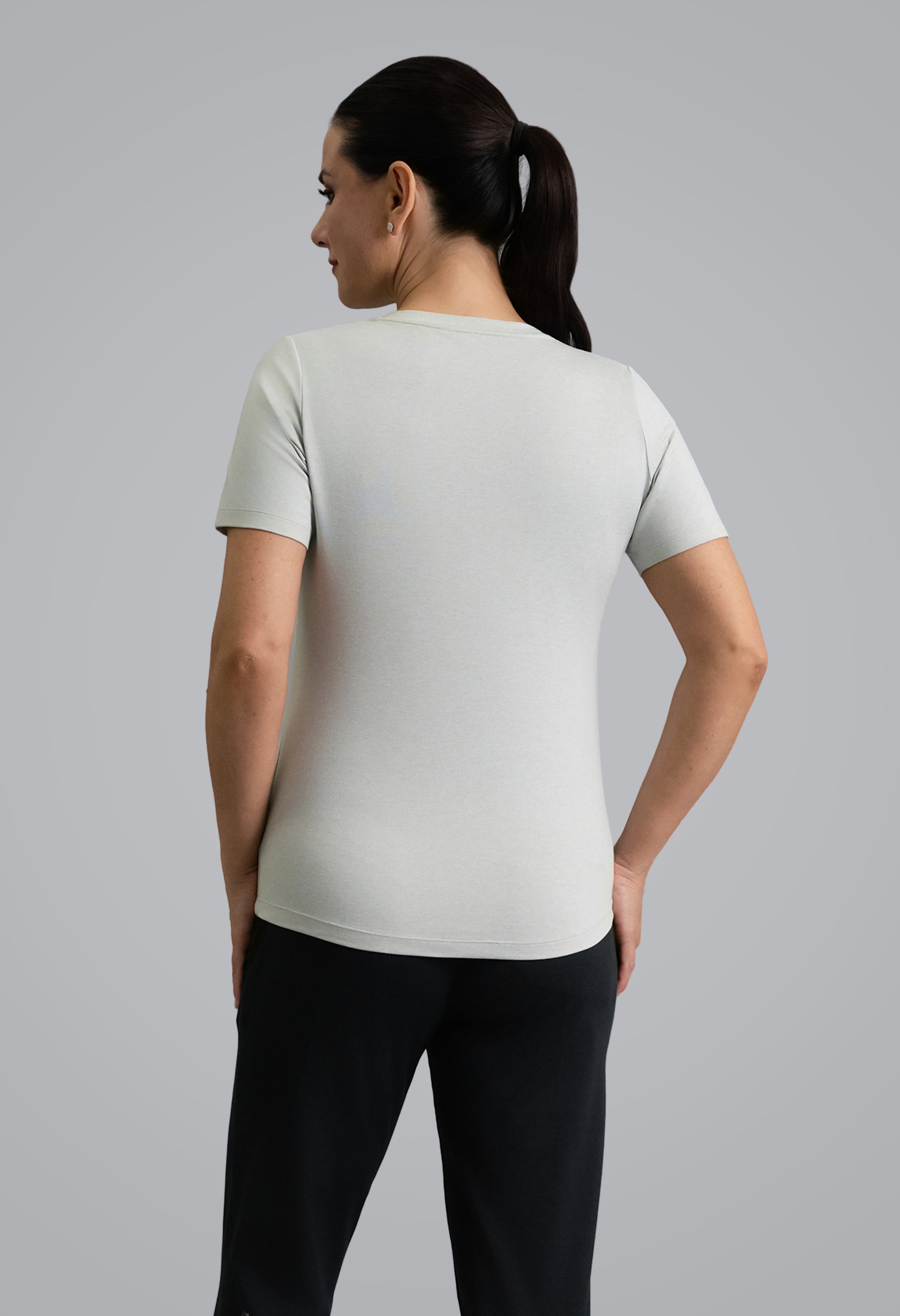 IBKÜL - IBKomfortable Short Sleeve Tee - Color: Silver Heather