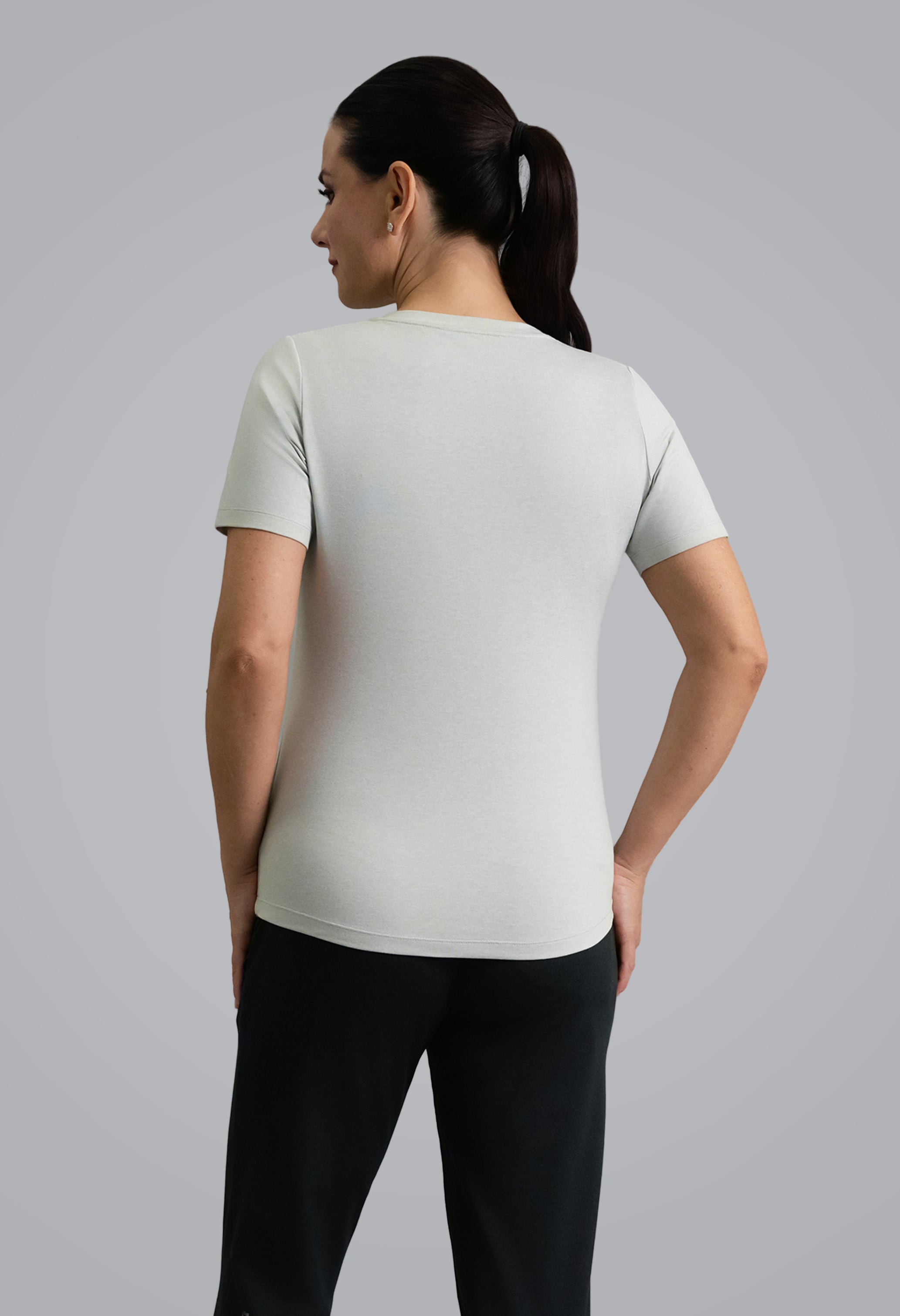 IBKÜL - IBKomfortable Short Sleeve Tee - Color: Silver Heather